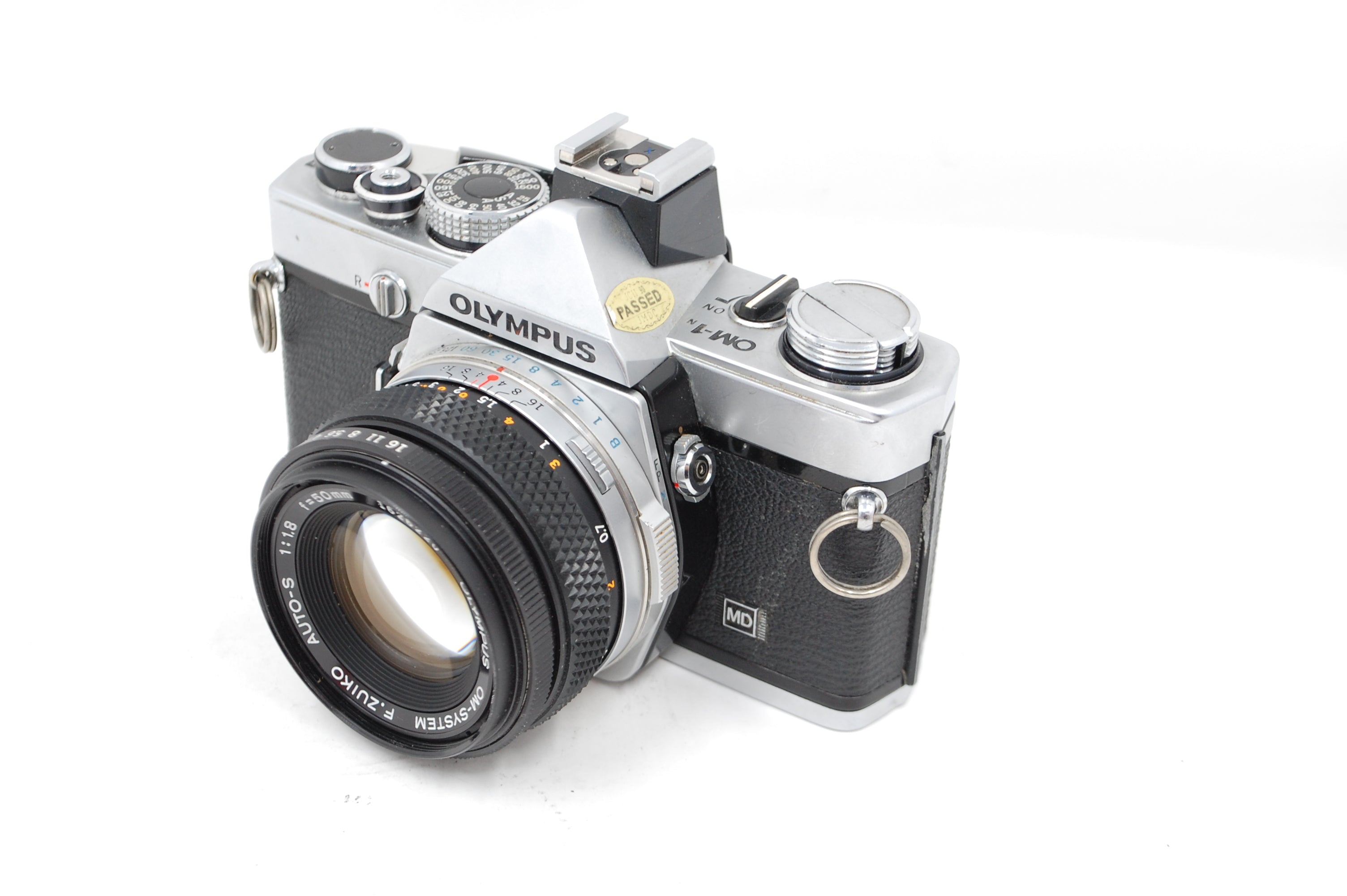 USED Olympus OM-1N Film SLR W/ 50mm F1.8 Lens