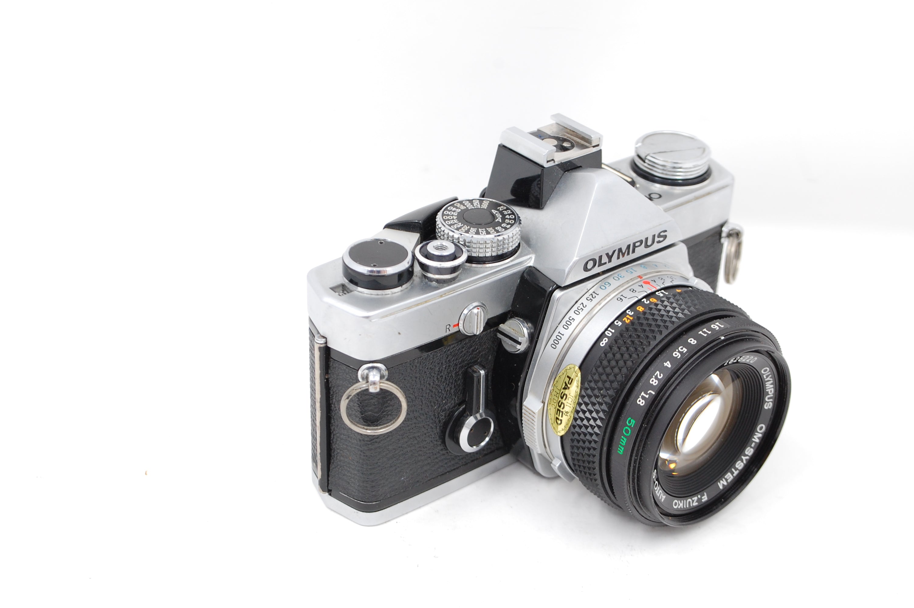 USED Olympus OM-1N Film SLR W/ 50mm F1.8 Lens