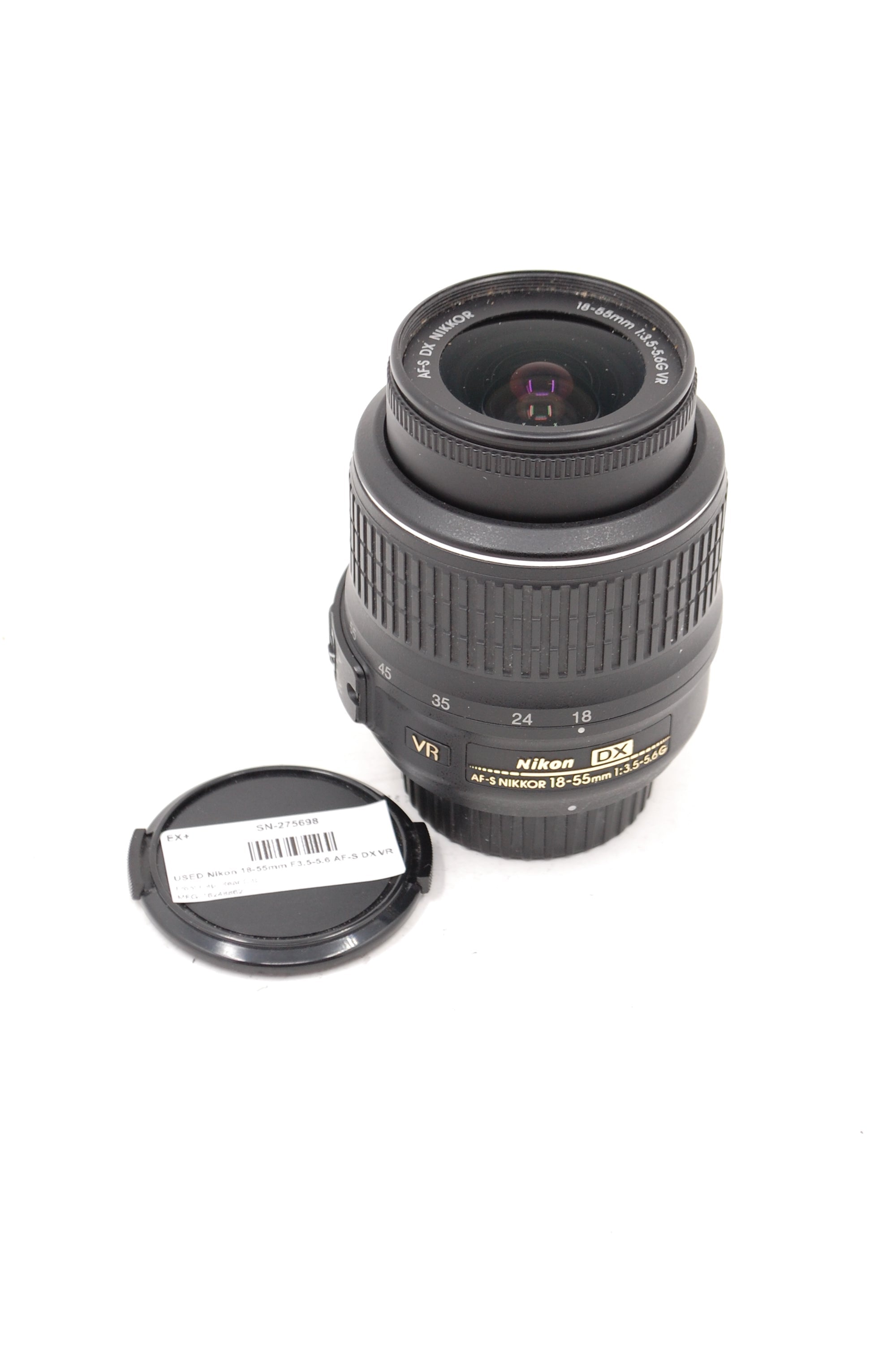USED Nikon 18-55mm F3.5-5.6 AF-S DX VR