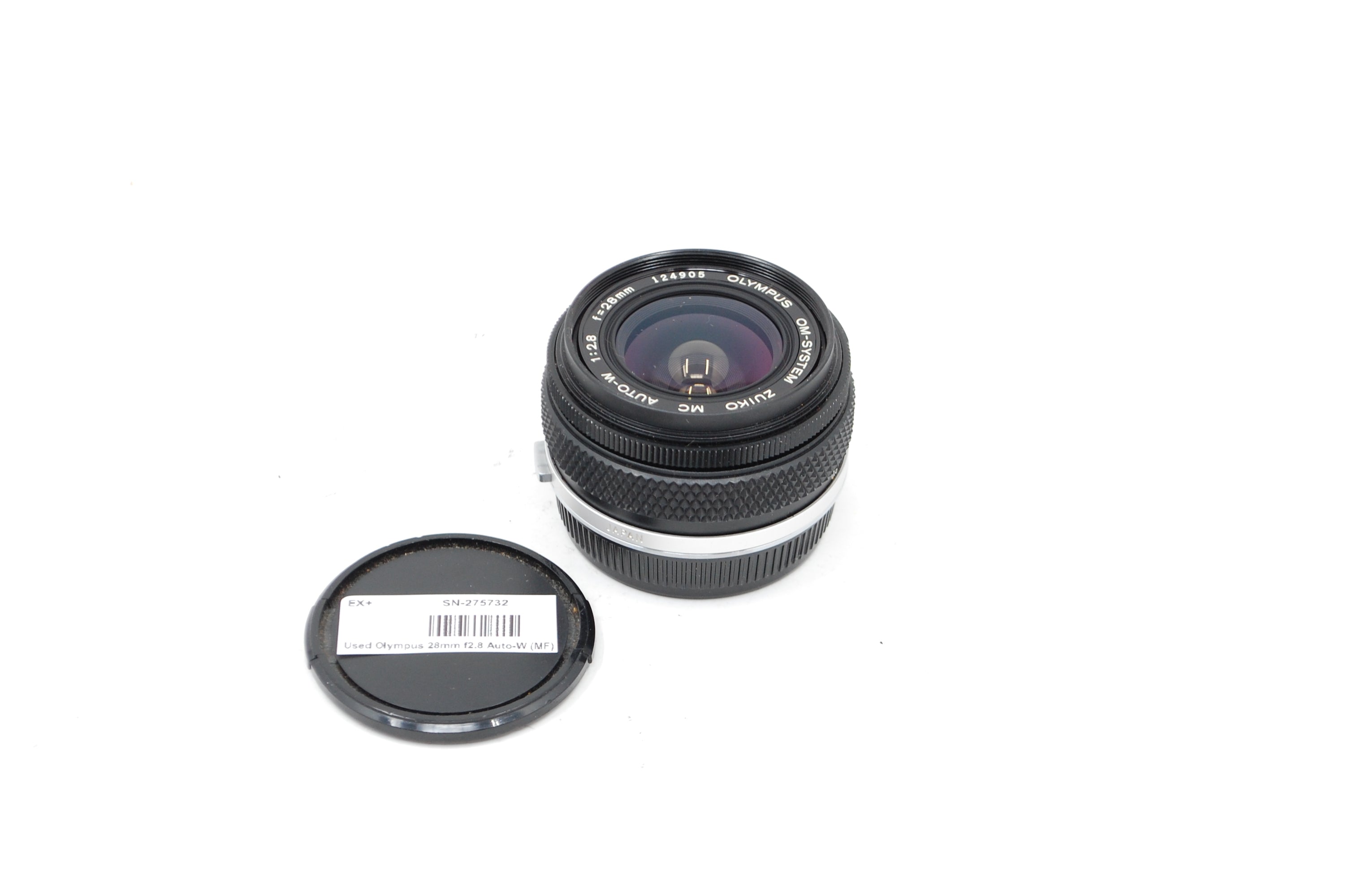 Used Olympus 28mm f2.8 Auto-W (MF) Lens