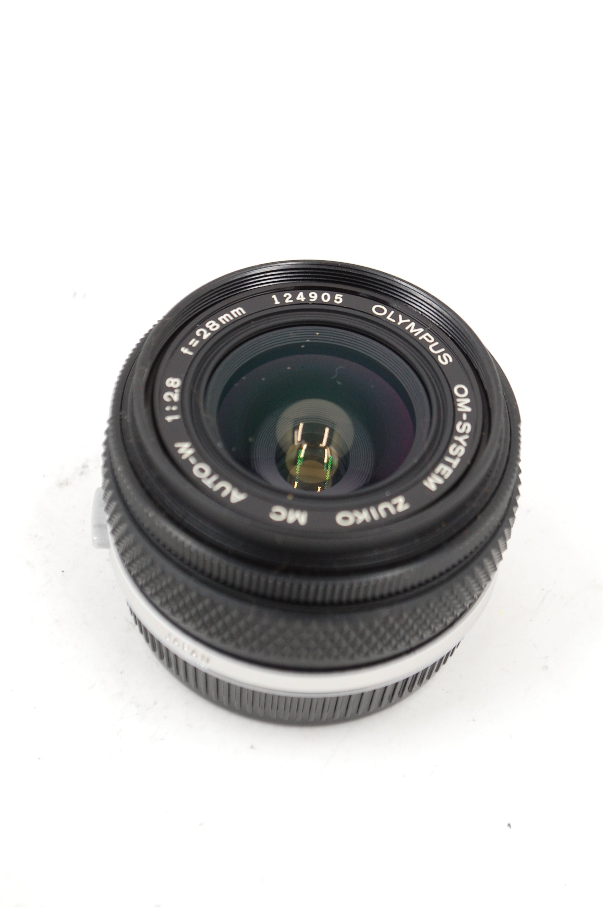 Used Olympus 28mm f2.8 Auto-W (MF) Lens