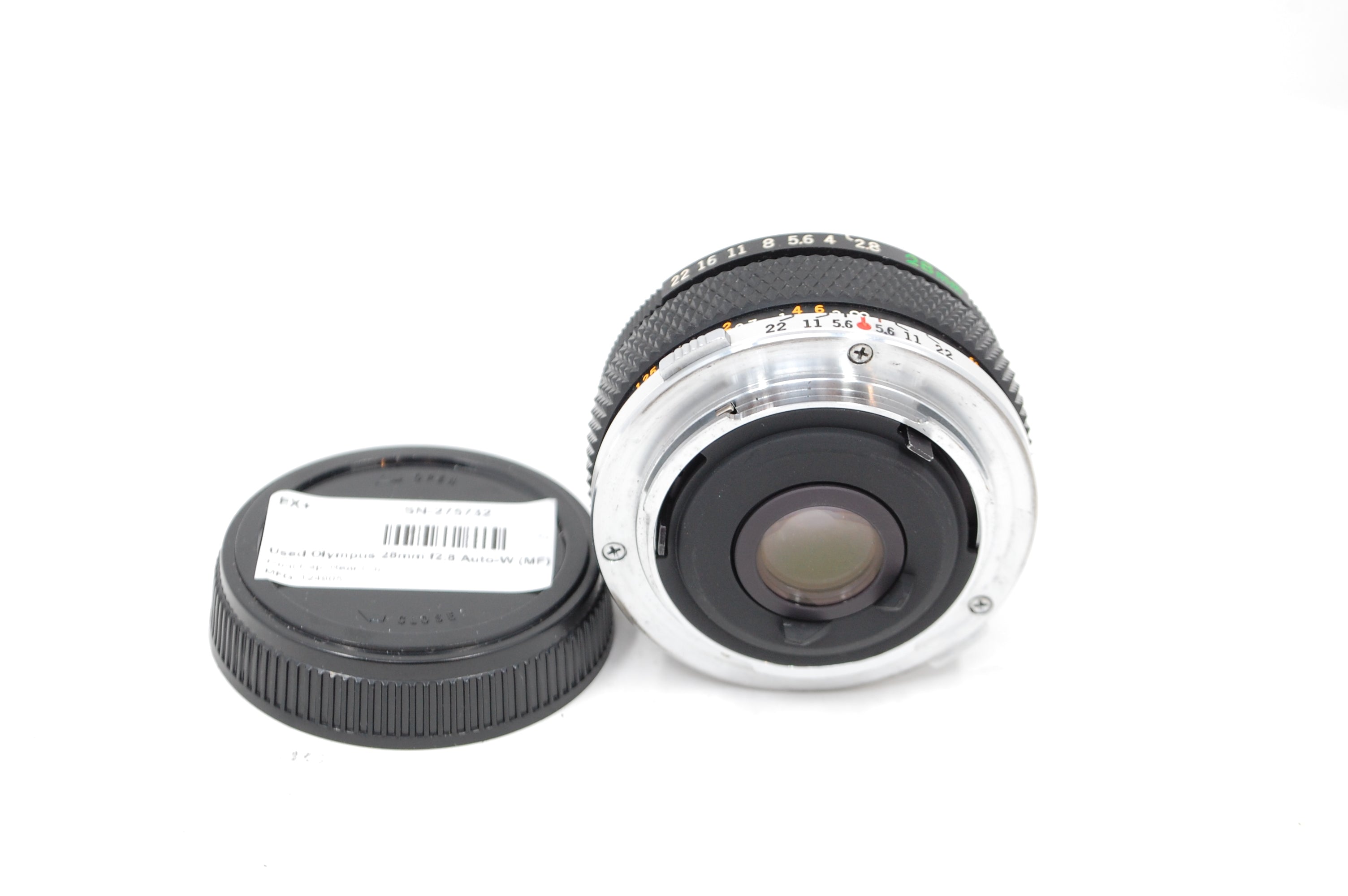 Used Olympus 28mm f2.8 Auto-W (MF) Lens