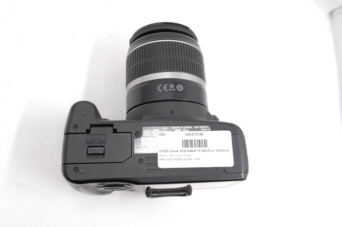 USED Canon EOS Rebel T1i DSLR w/ 18-55mm