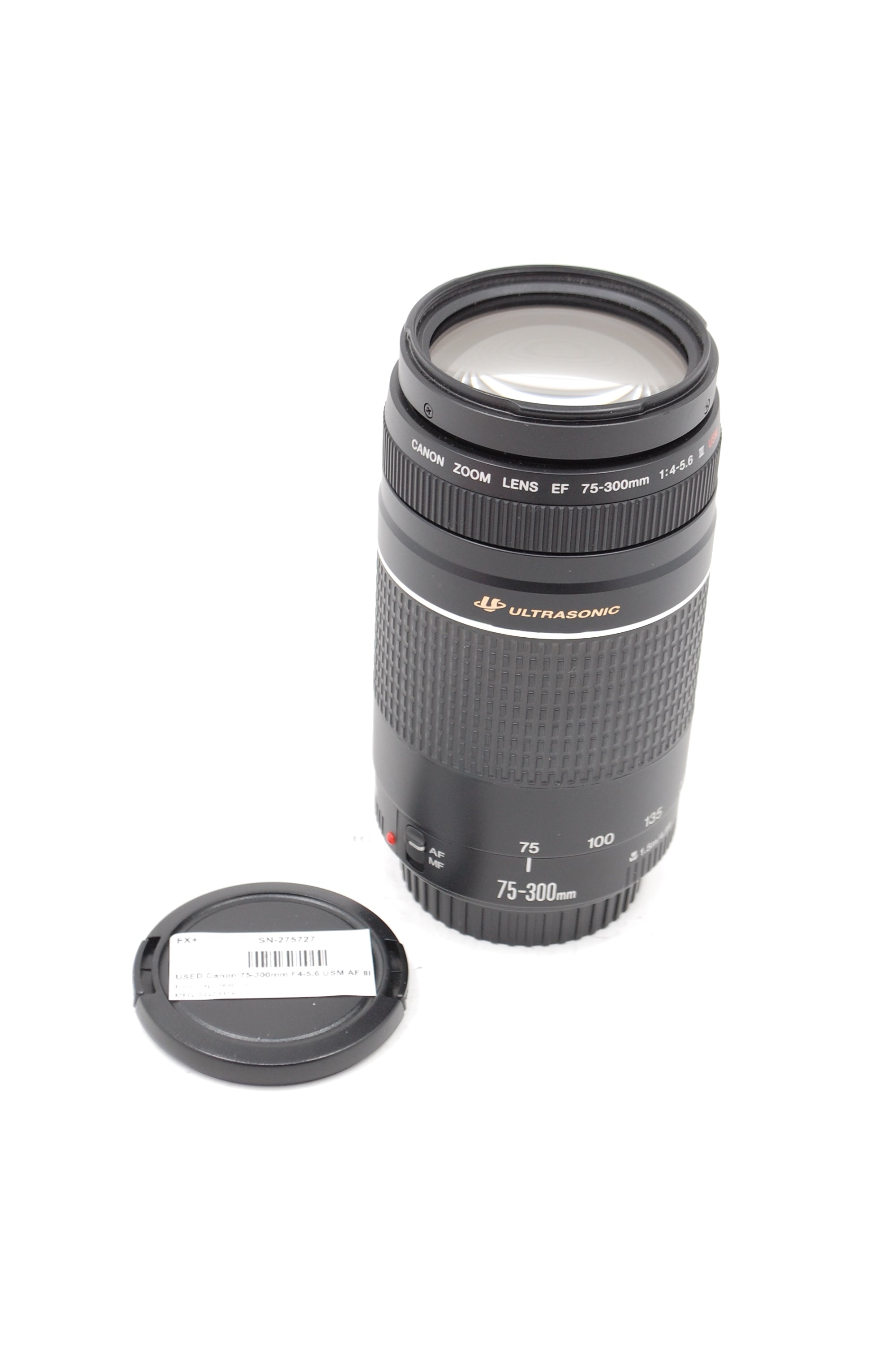 USED Canon 75-300mm F4-5.6 USM AF III Lens