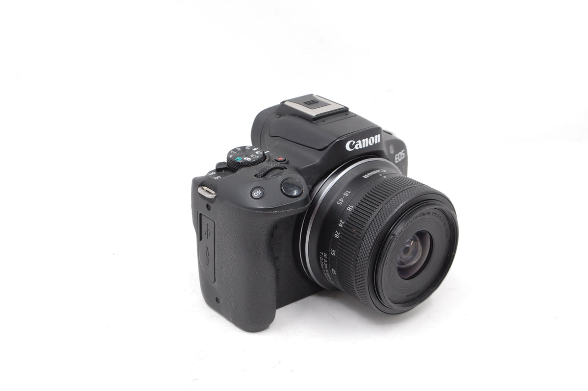 Used Canon EOS R50 Mirrorless Camera with RF-S 18-45mm F4.5-6.3 IS STM Lens (Black)