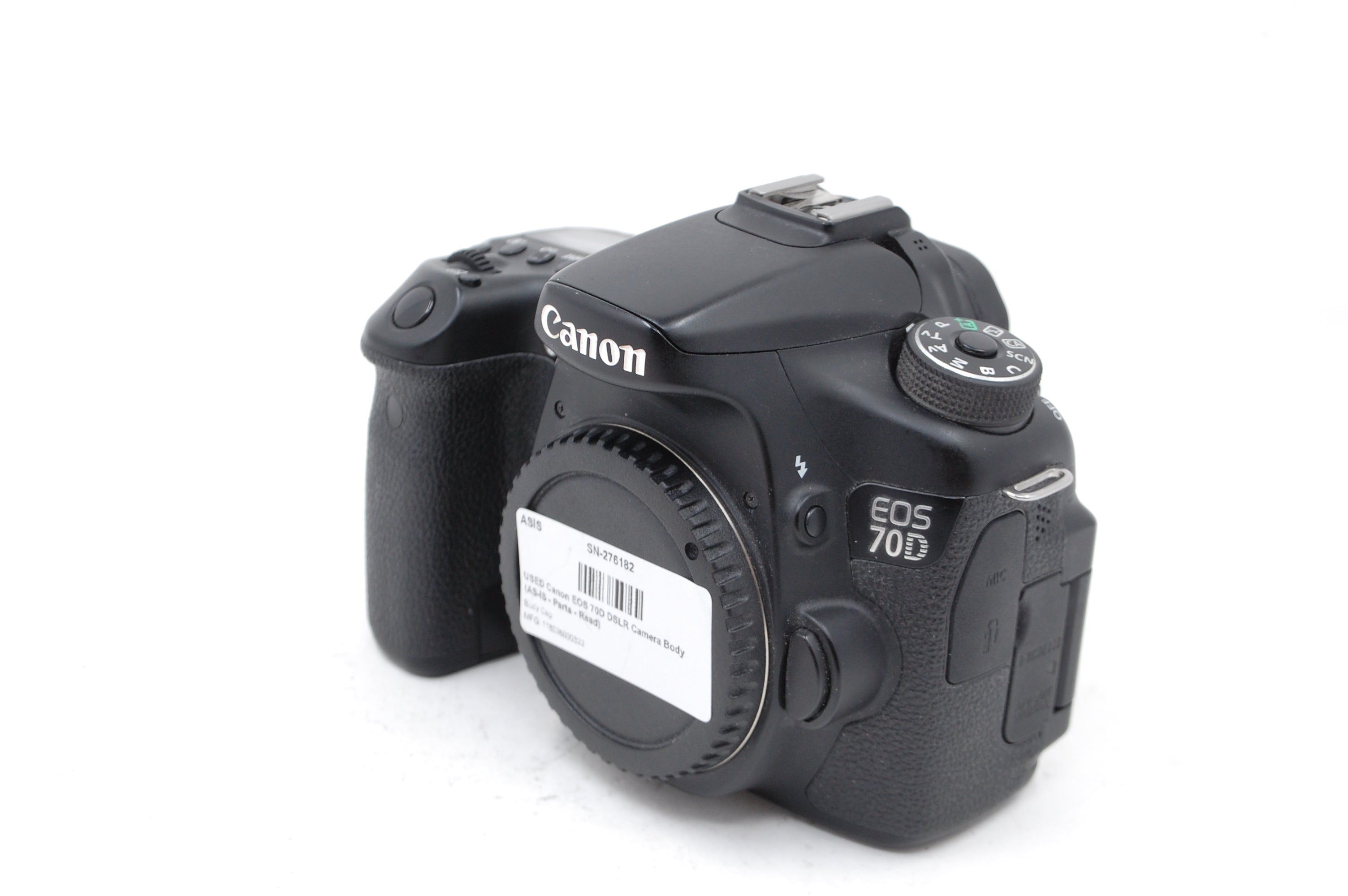 USED Canon EOS 70D DSLR Camera Body (AS-IS - Parts - Read)
