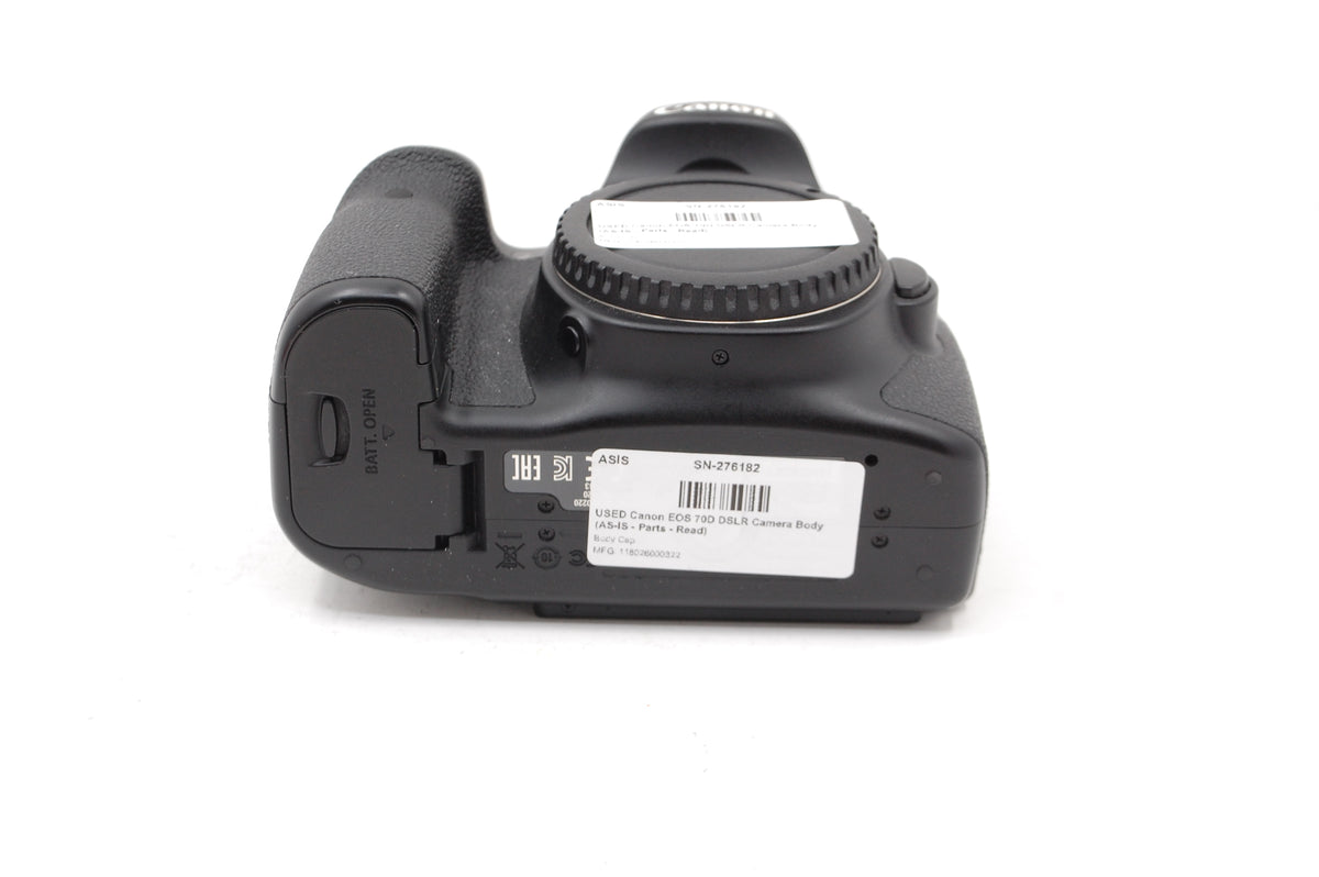 USED Canon EOS 70D DSLR Camera Body (AS-IS - Parts - Read)