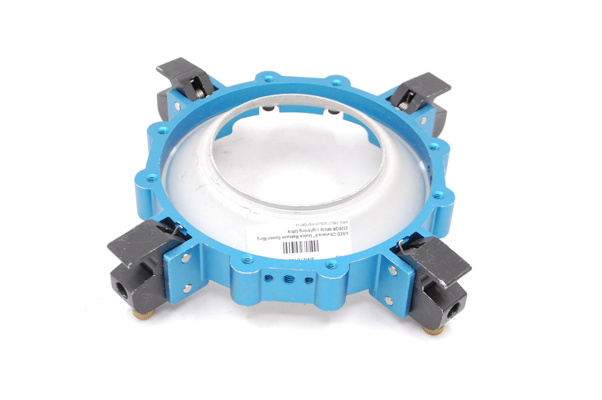 USED Chimera 6" Quick Release Speed Ring 2520QR White Lightning Ultra