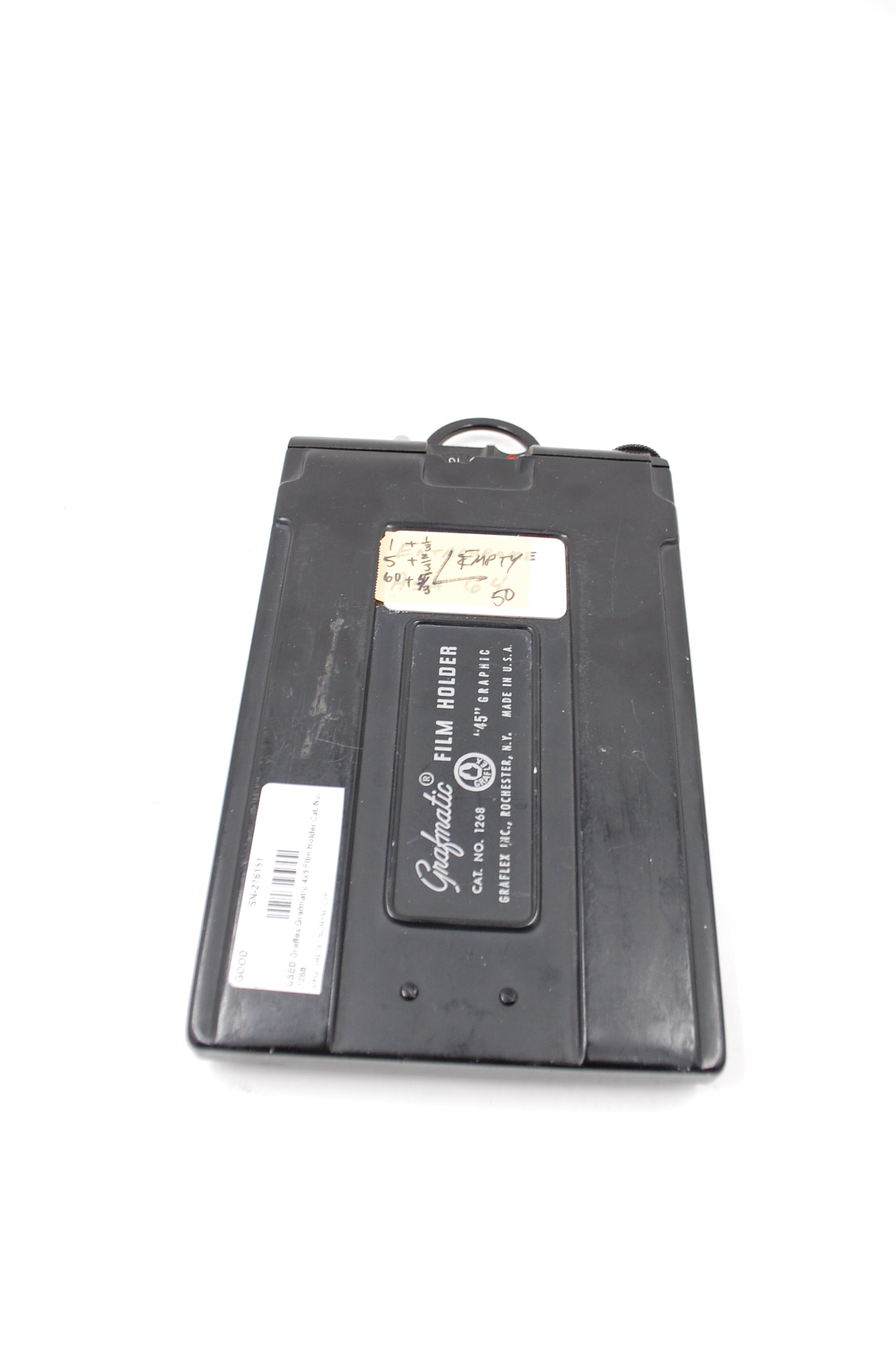 USED Graflex Grafmatic 4x5 Film Holder Cat. No. 1268