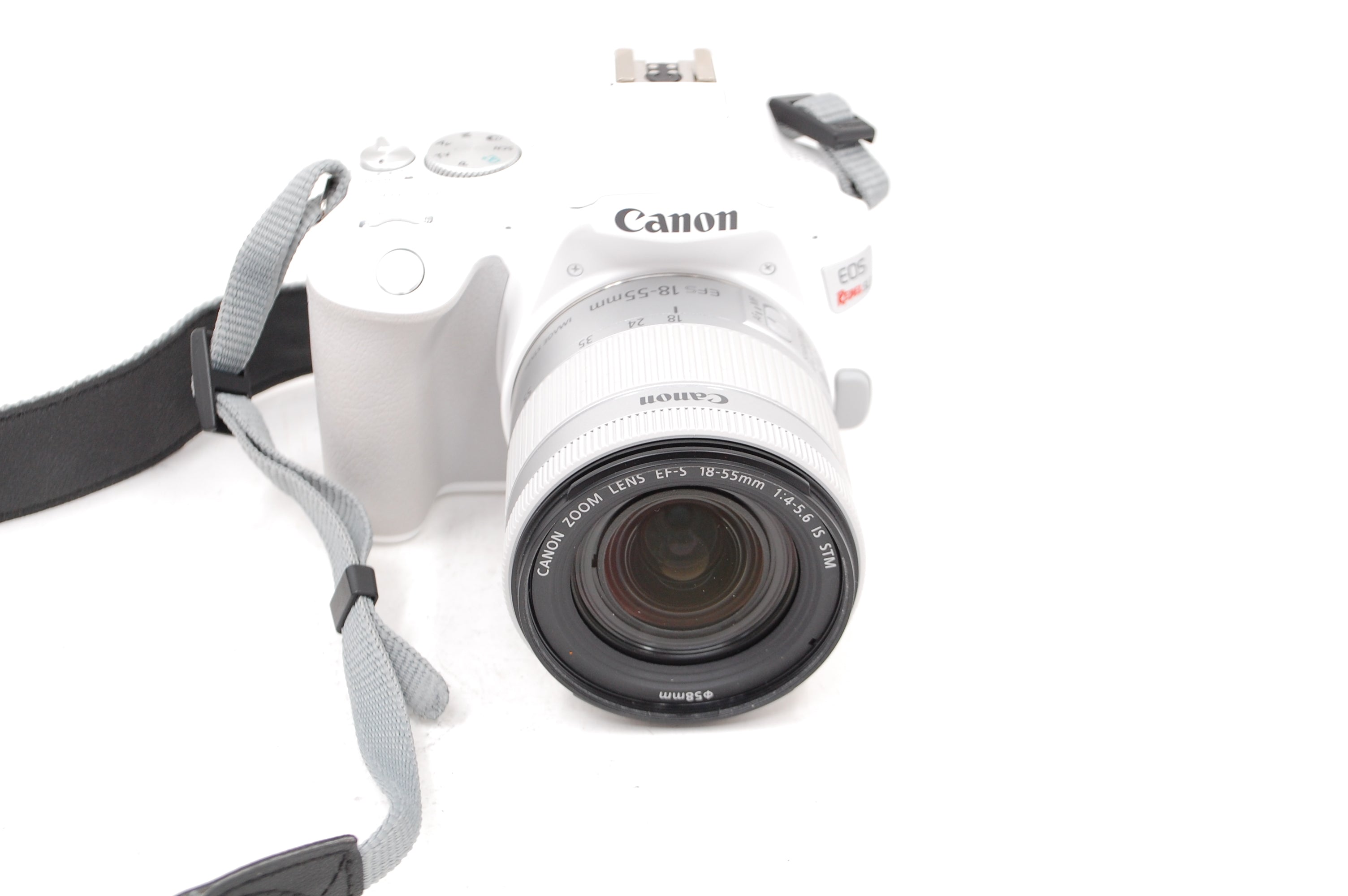 Used Canon EOS Rebel SL3 DSLR Camera with 18-55mm Lens (White)