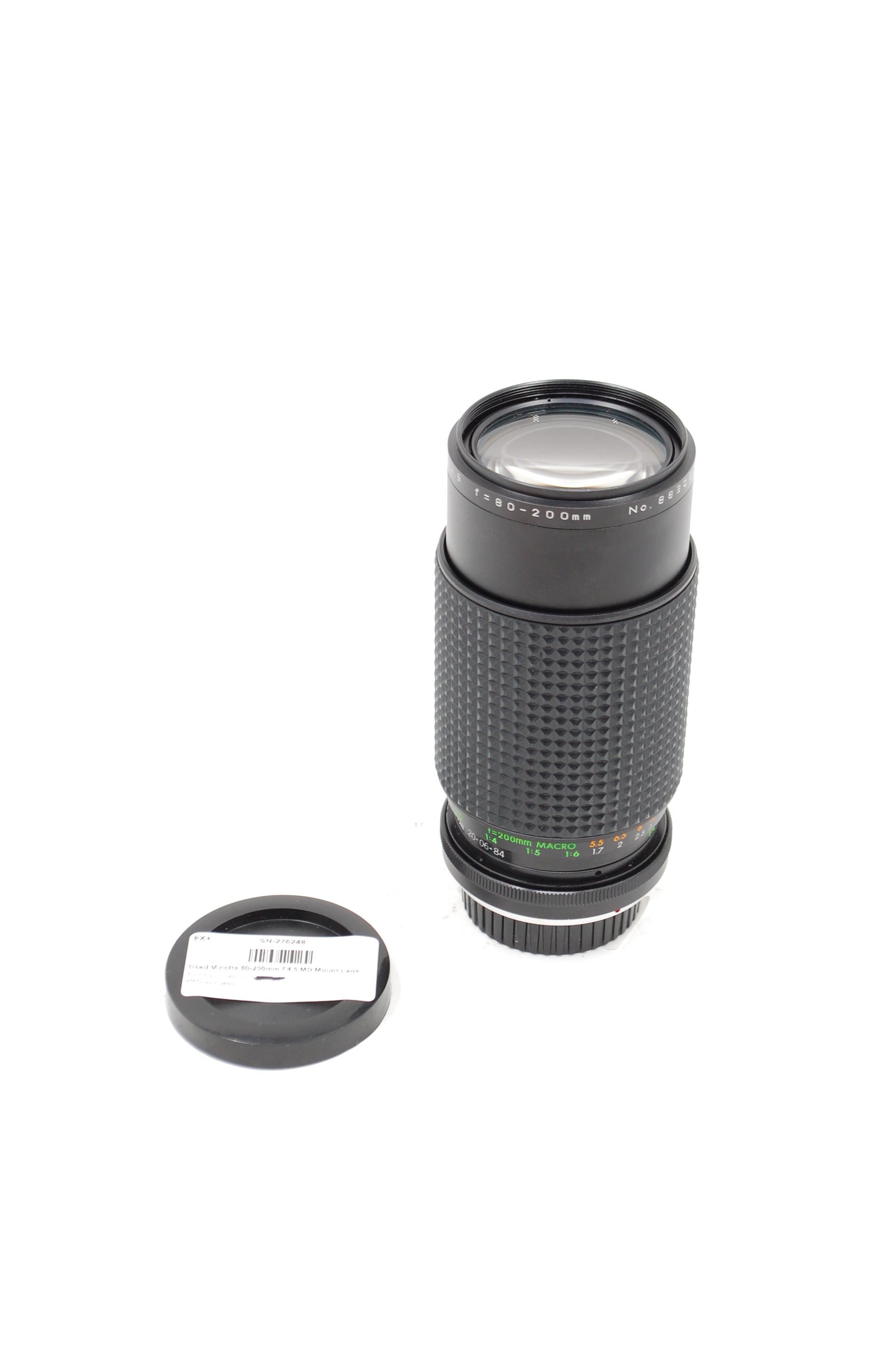 Used Minolta 80-200mm F4.5 MD Mount Lens