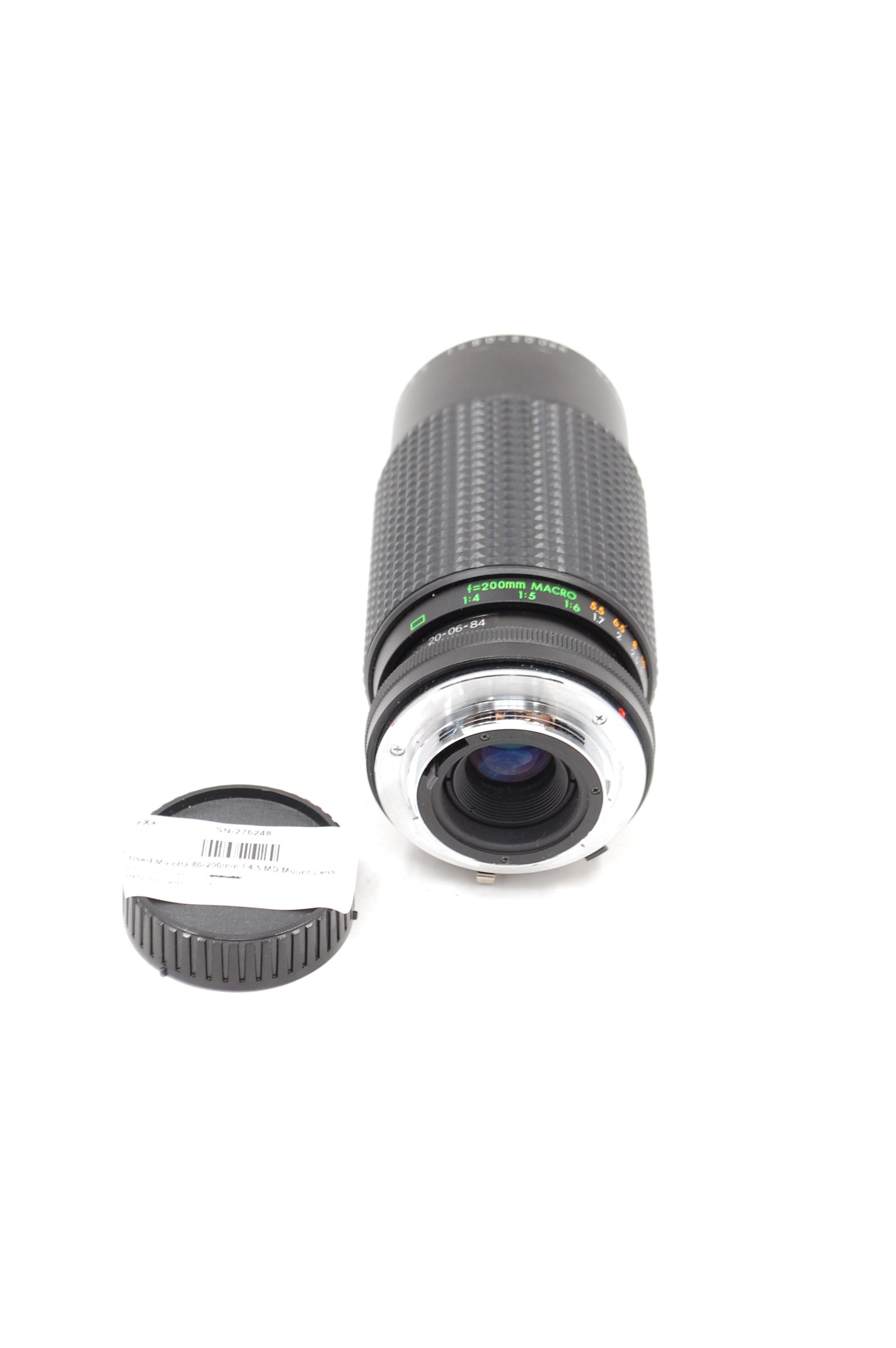 Used Minolta 80-200mm F4.5 MD Mount Lens