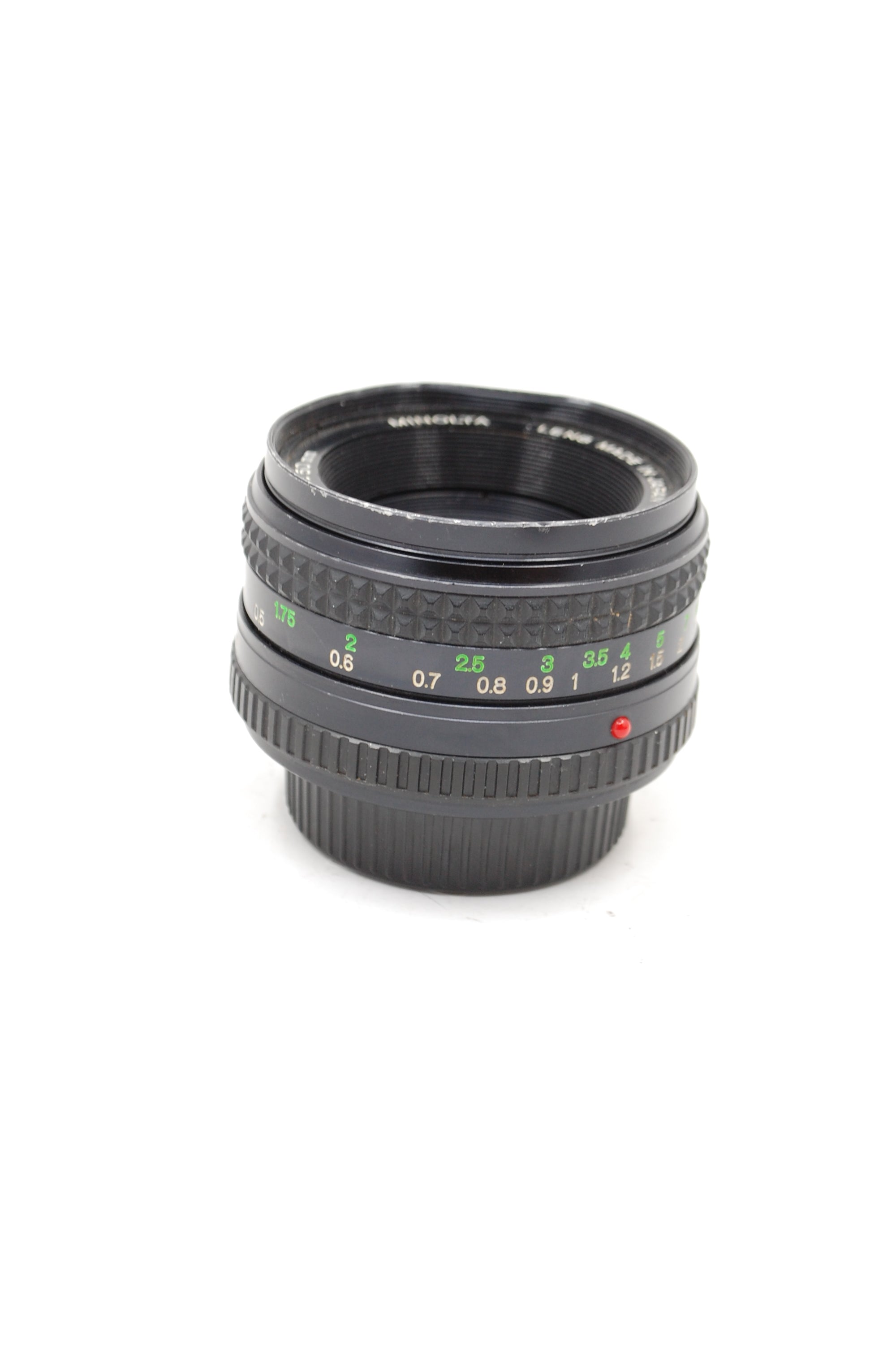 Used Minolta 50mm f1.7 Rokkor-X MD Manual Focus Lens