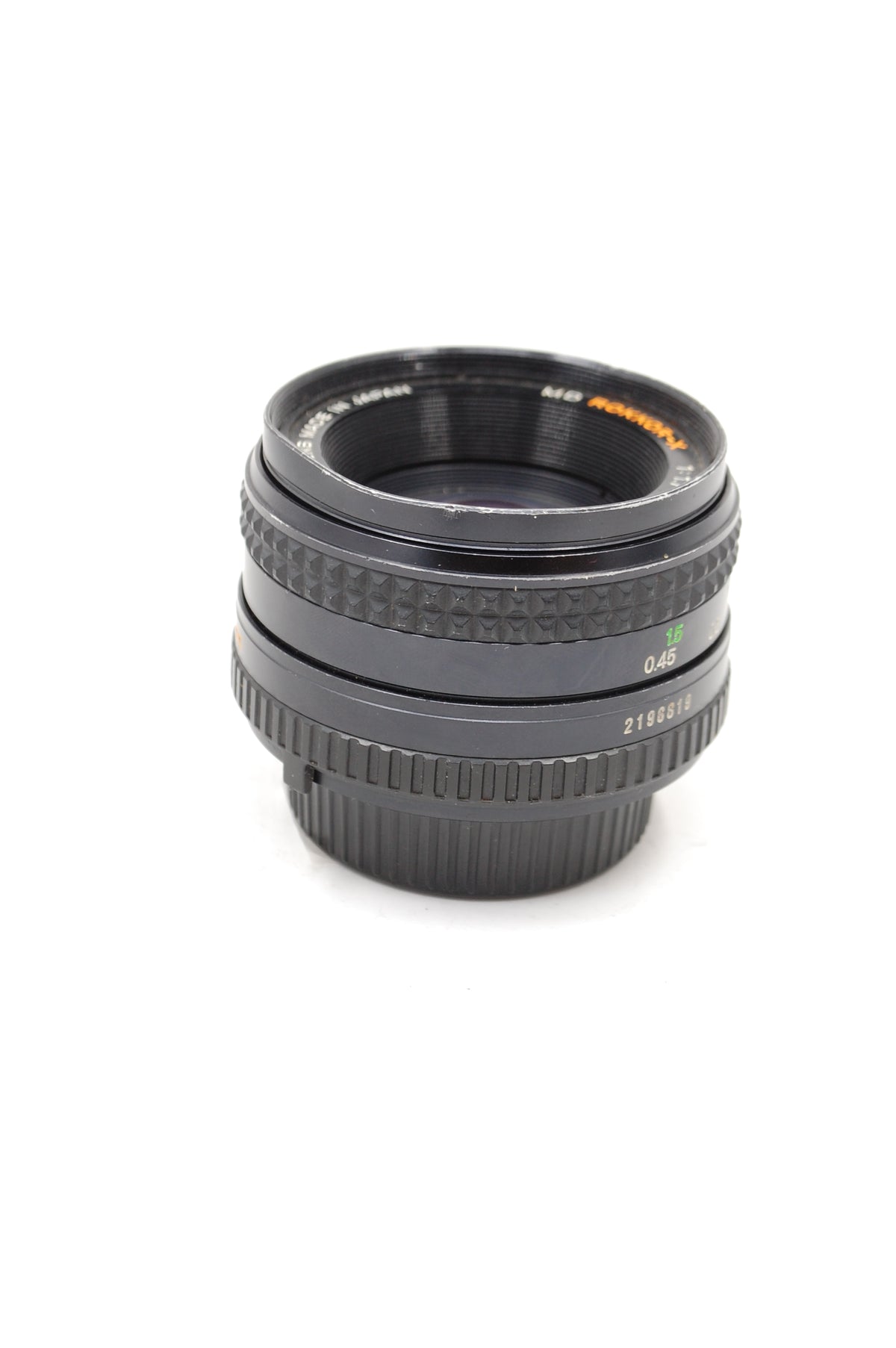Used Minolta 50mm f1.7 Rokkor-X MD Manual Focus Lens