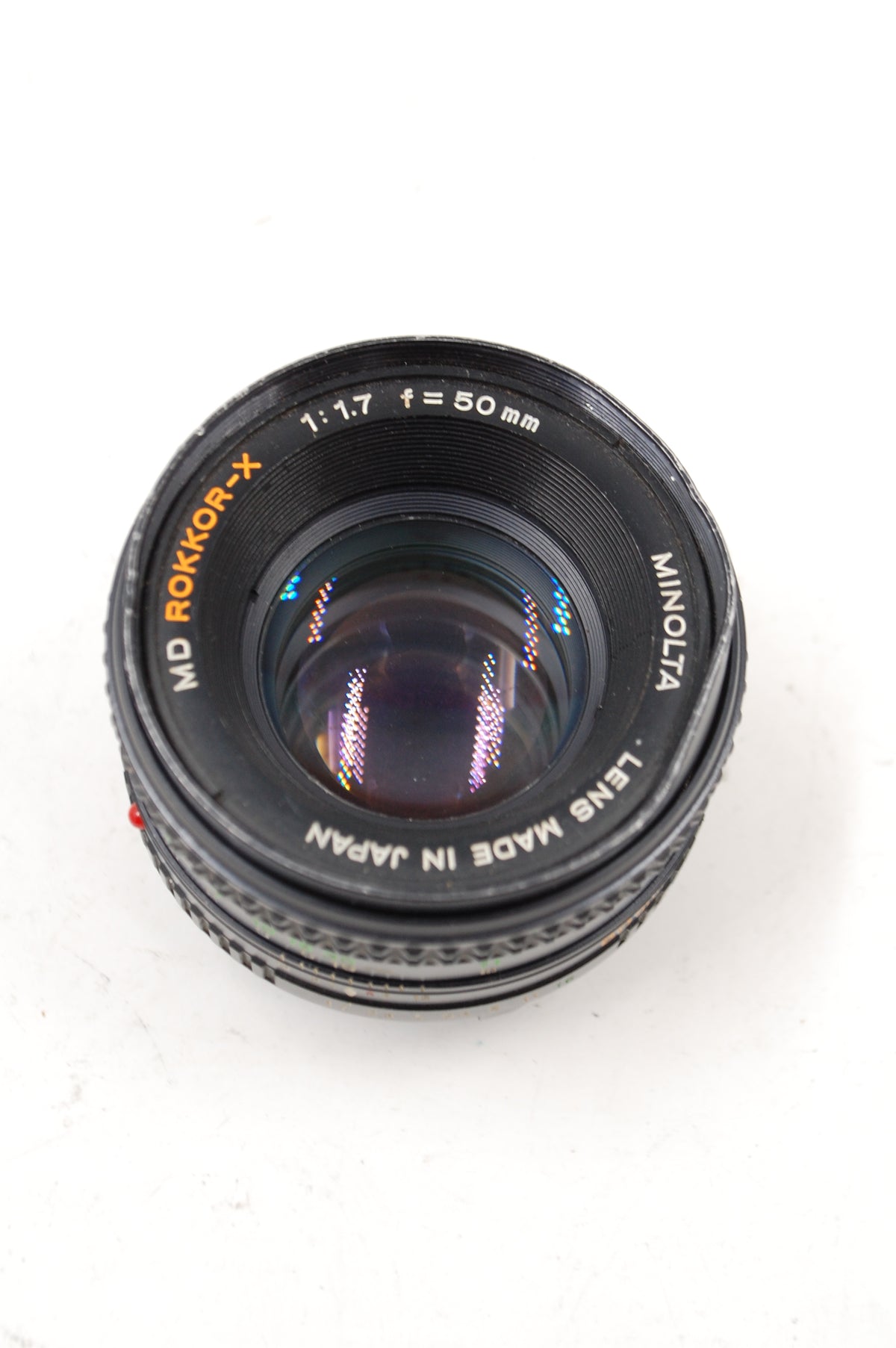Used Minolta 50mm f1.7 Rokkor-X MD Manual Focus Lens