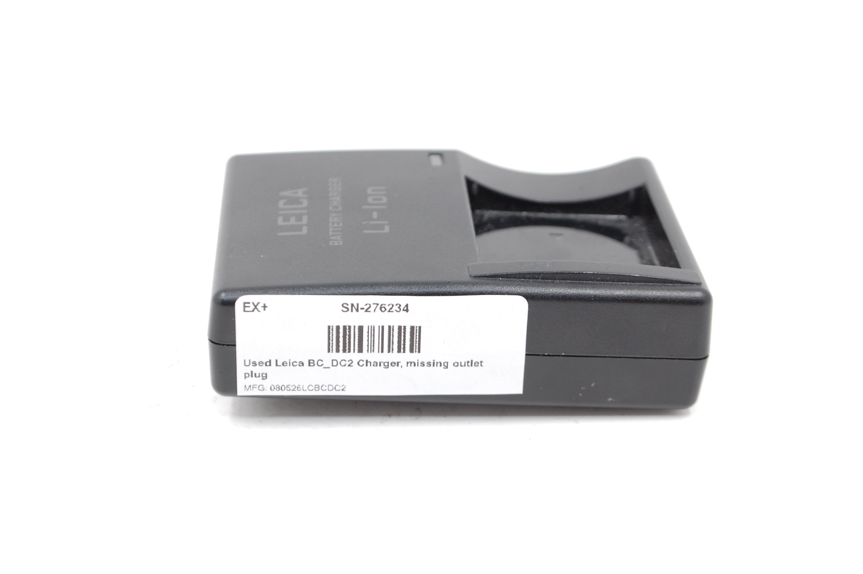 Used Leica BC_DC2 Charger, missing outlet plug