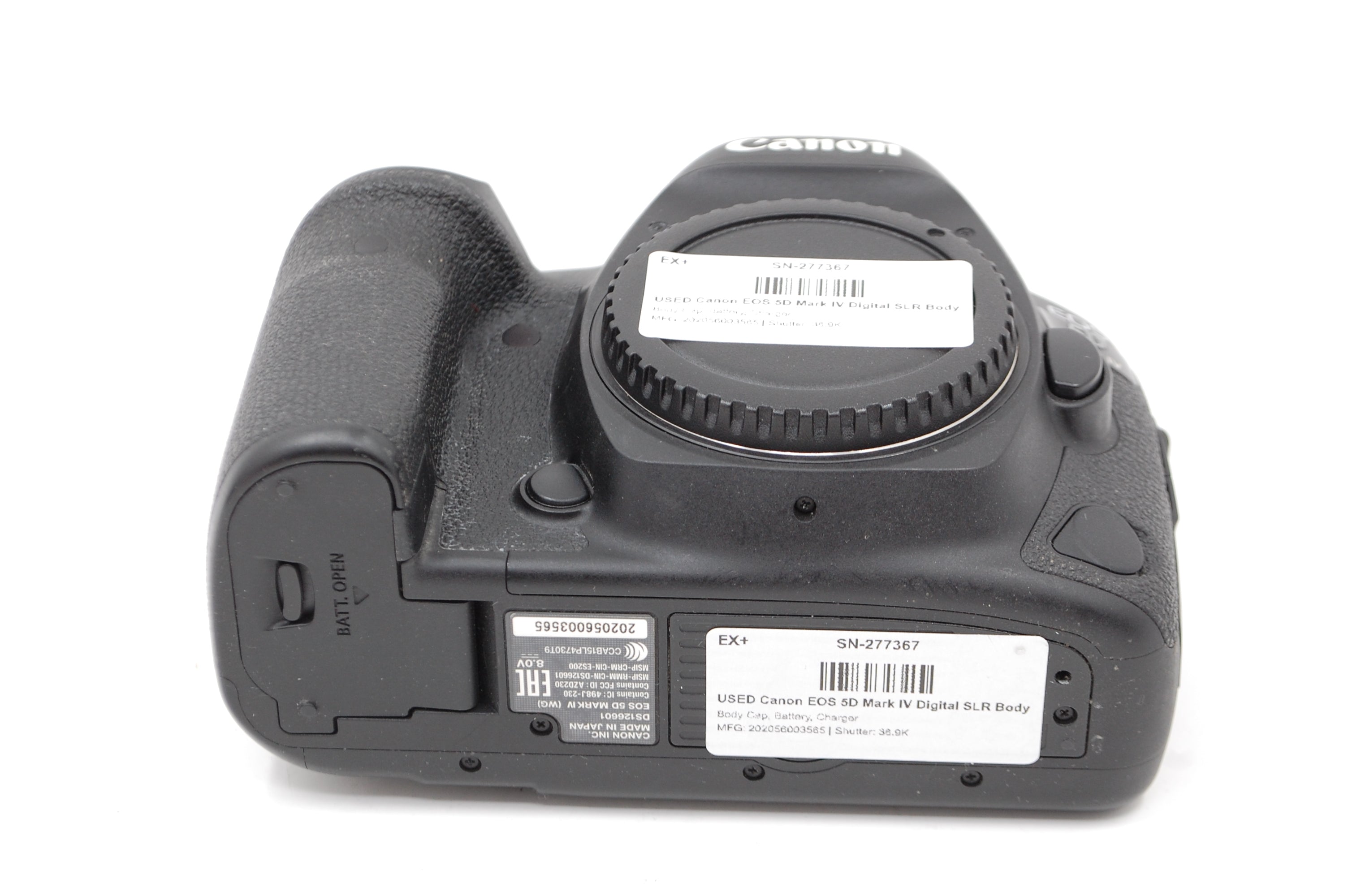 USED Canon EOS 5D Mark IV Digital SLR Body