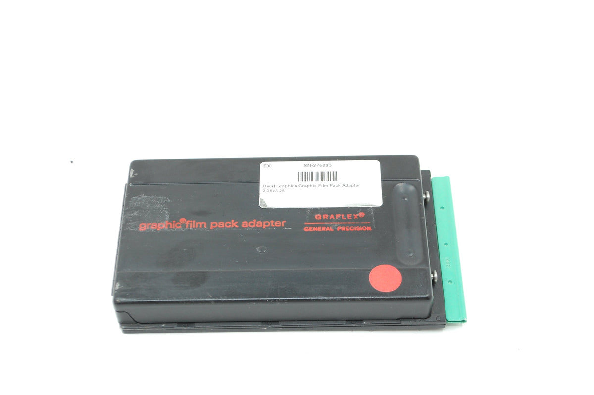 Used Graphlex Graphic Film Pack Adapter 2.25x3.25