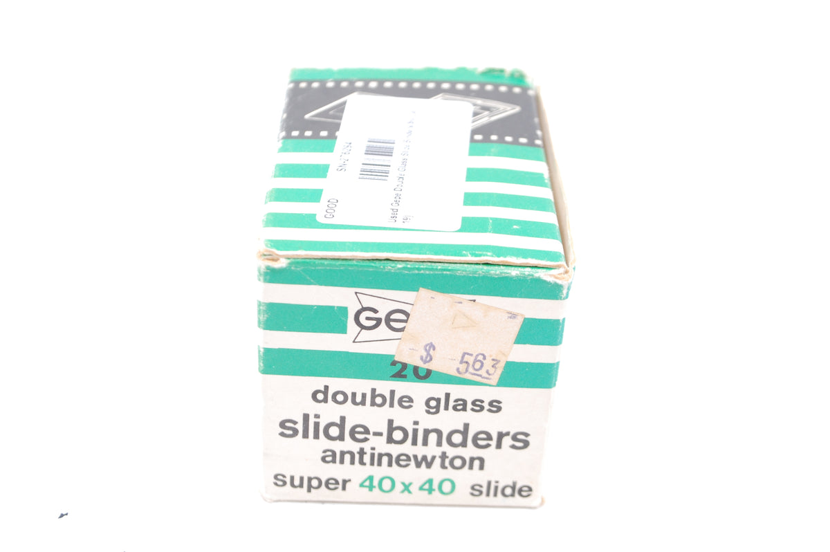 Used Gepe Double Glass Slide Binders(Box of 19)