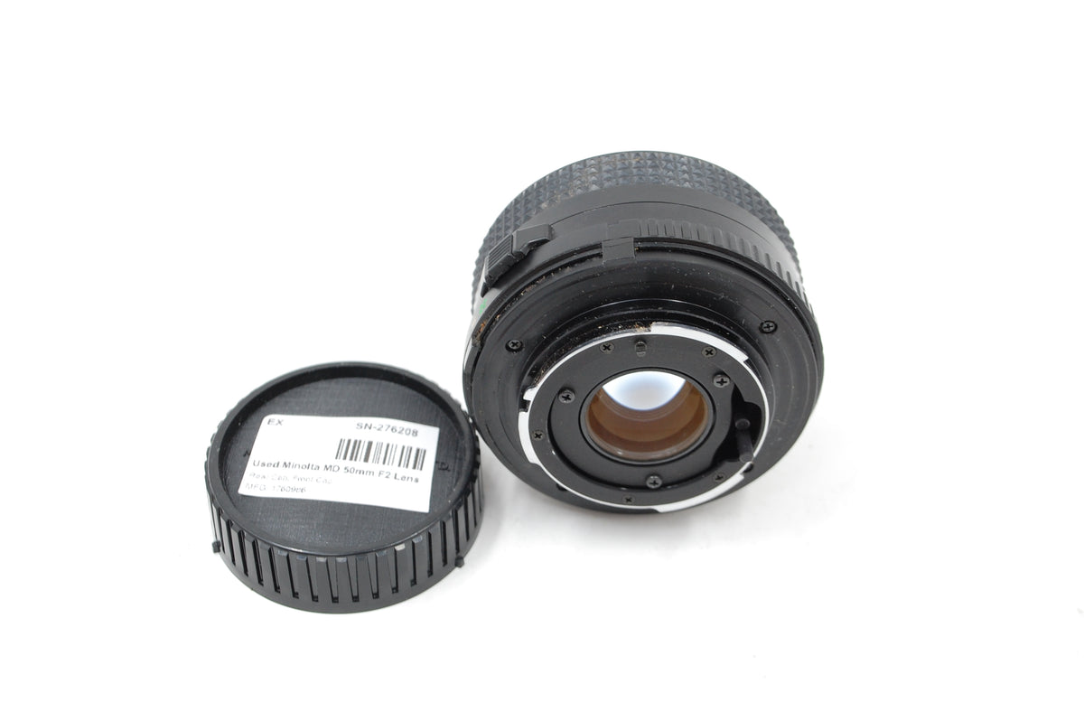 Used Minolta MD 50mm F2 Lens