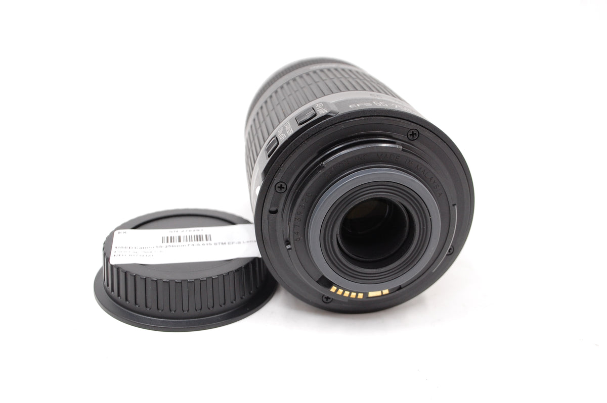 USED Canon 55-250mm F4-5.6 IS STM EF-S Lens