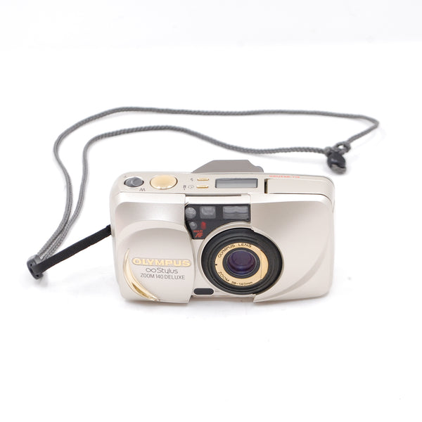 Used Olympus Stylus Zoom 140 Champagne Gold