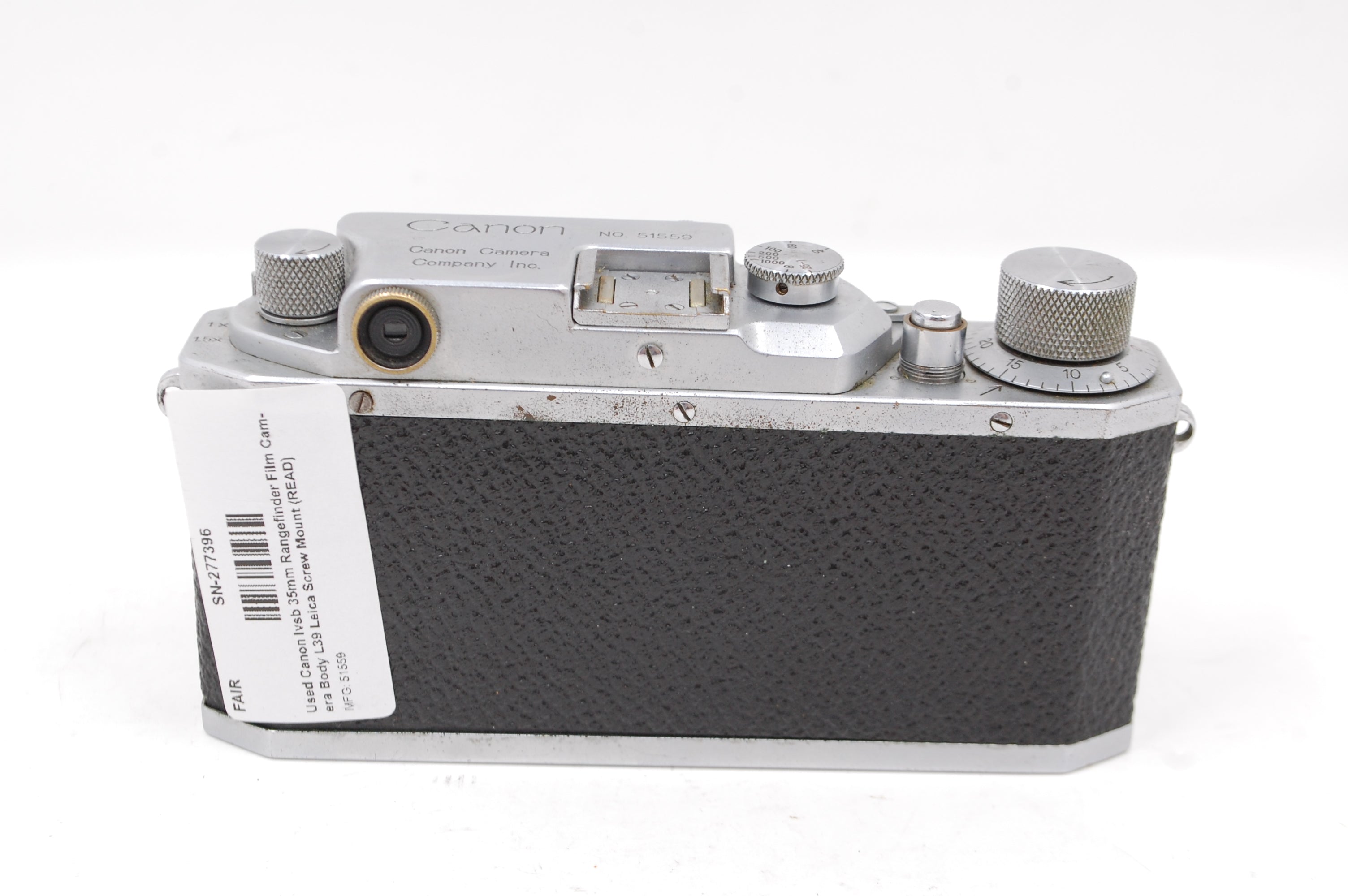 Used Canon Ivsb 35mm Rangefinder Film Camera Body L39 Leica Screw Mount (READ)