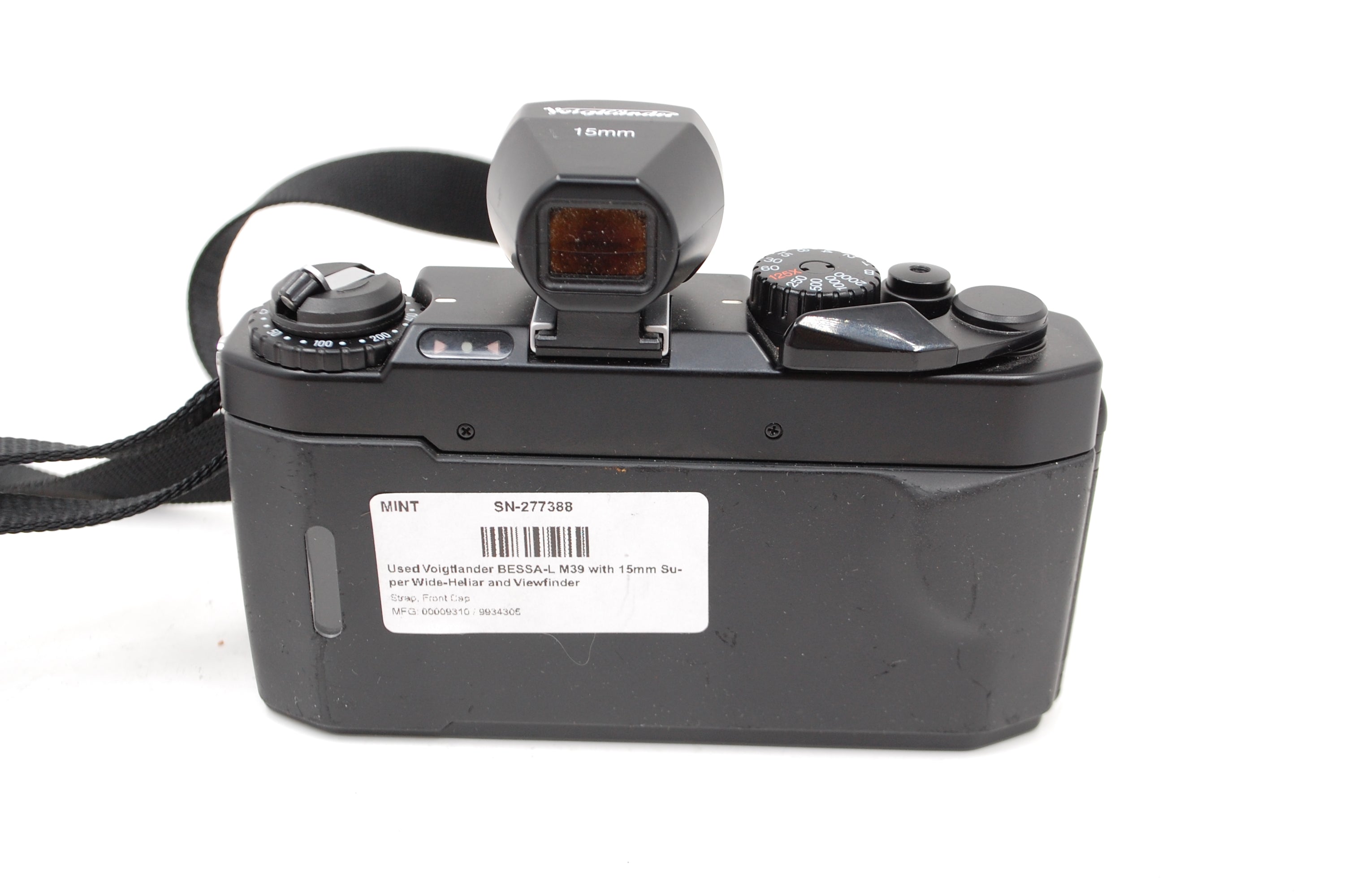 Used Voigtlander BESSA-L M39 with 15mm Super Wide-Heliar and Viewfinde