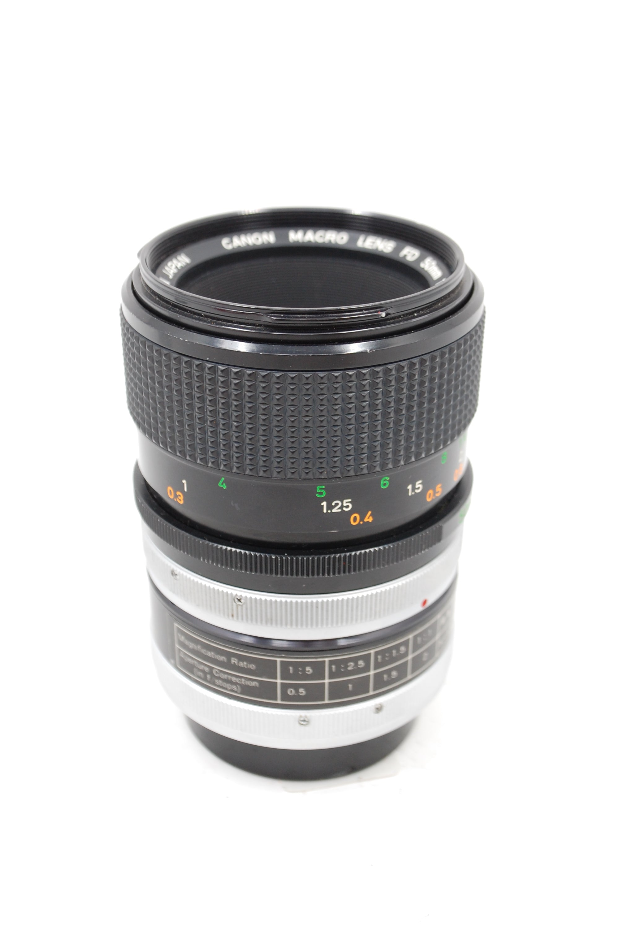 Used Canon 50mm f3.5 FD SSC Macro with FD25 Extension Tube