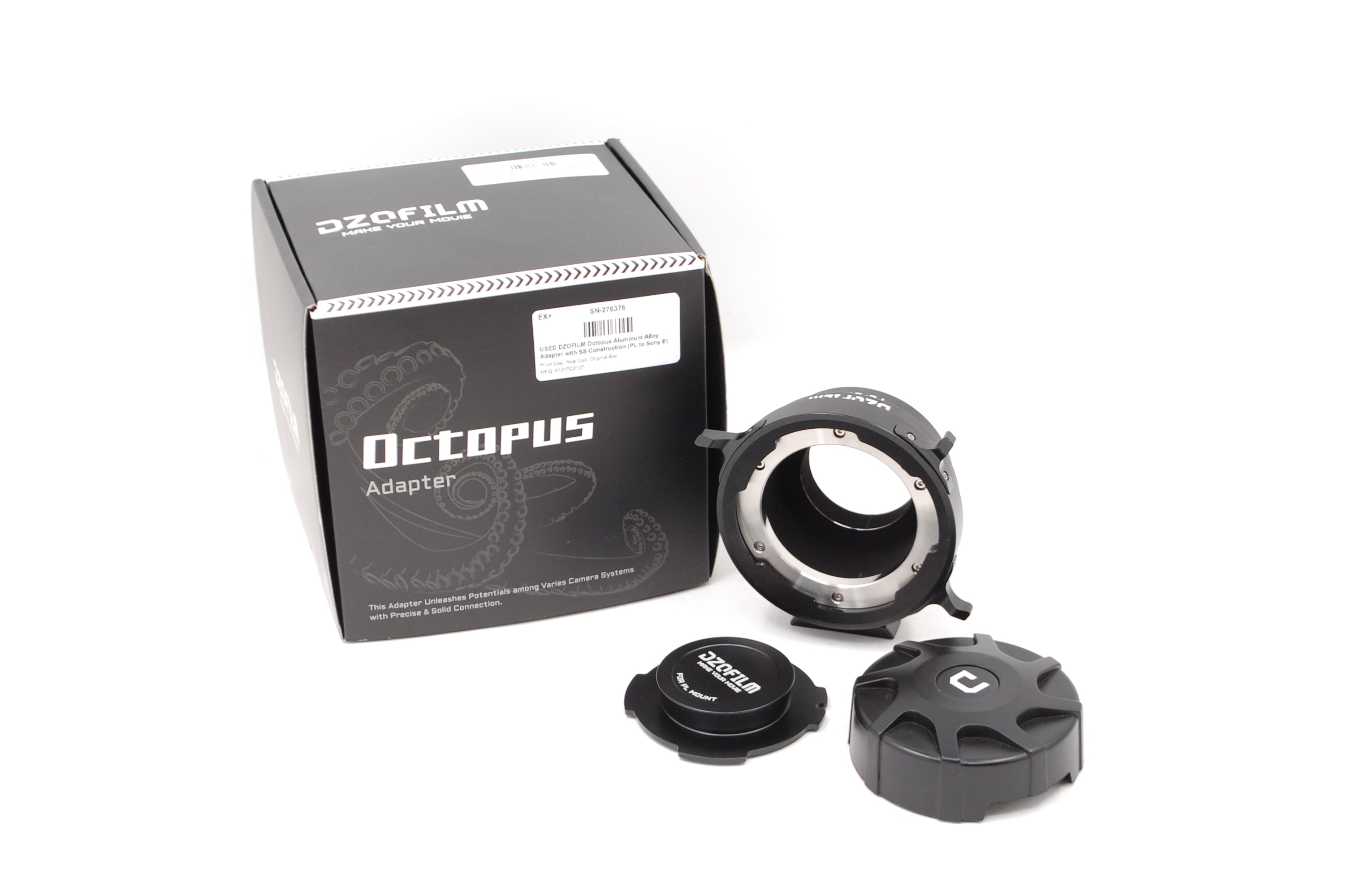 USED DZOFILM Octopus Aluminum Alloy Adapter with SS Construction (PL to Sony E)