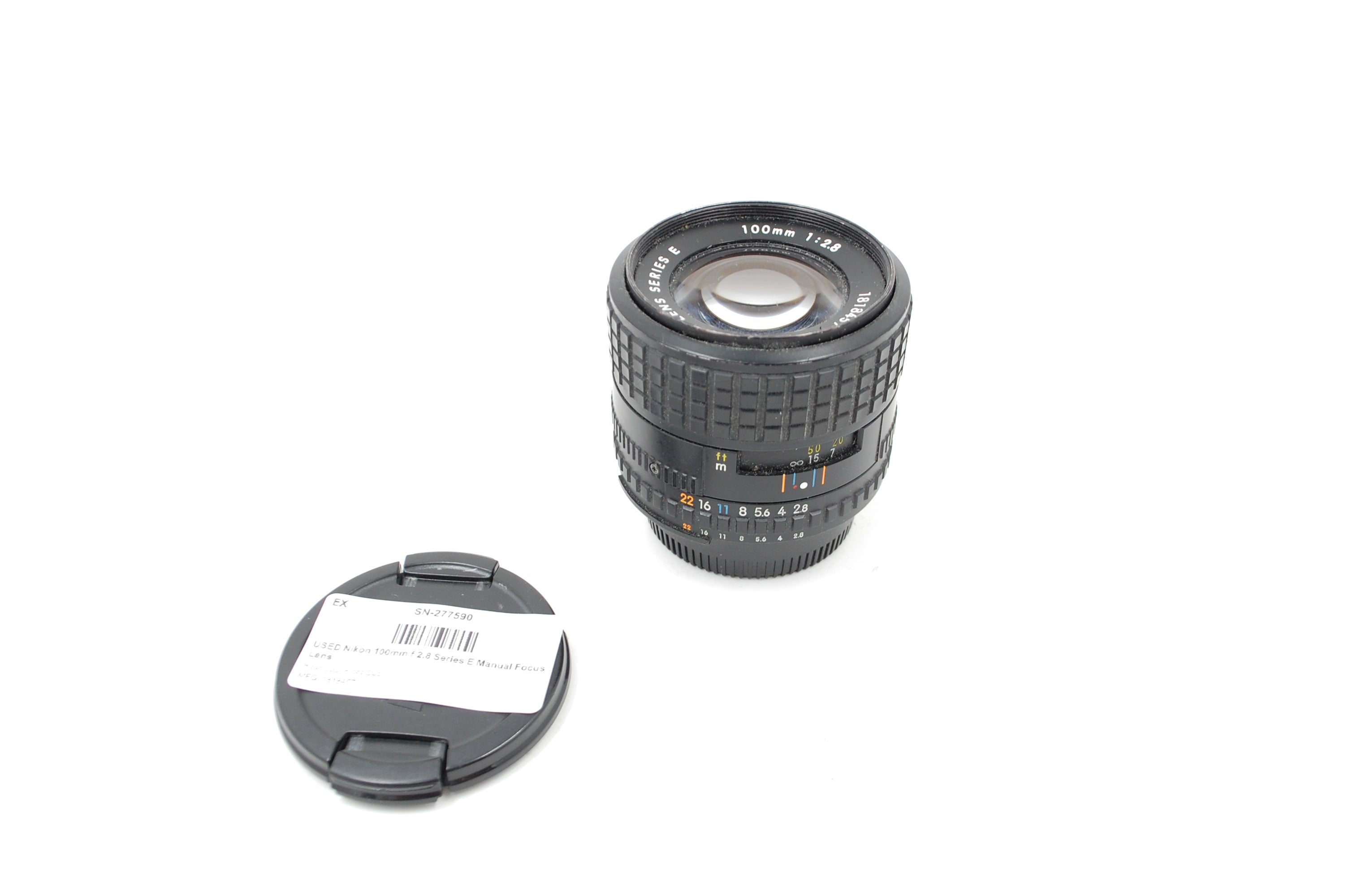 USED Nikon 100mm f/2.8 Series E Manual Focus Lens