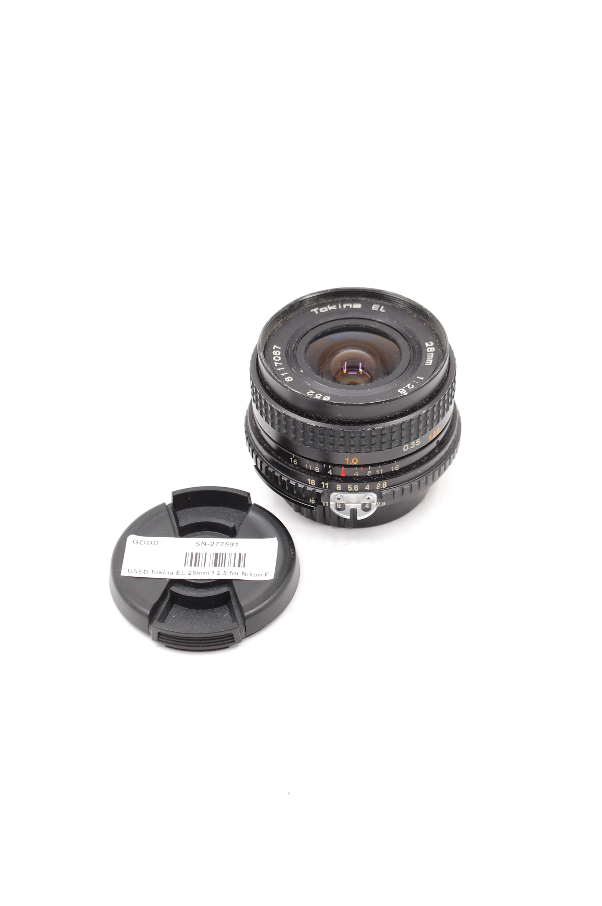 USED Tokina EL 28mm f/2.8 for Nikon F