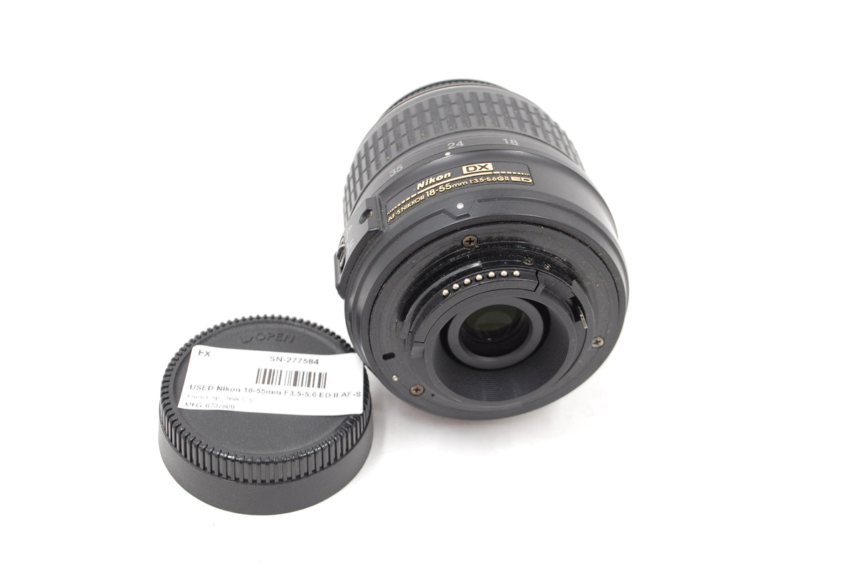 USED Nikon 18-55mm F3.5-5.6 ED II AF-S
