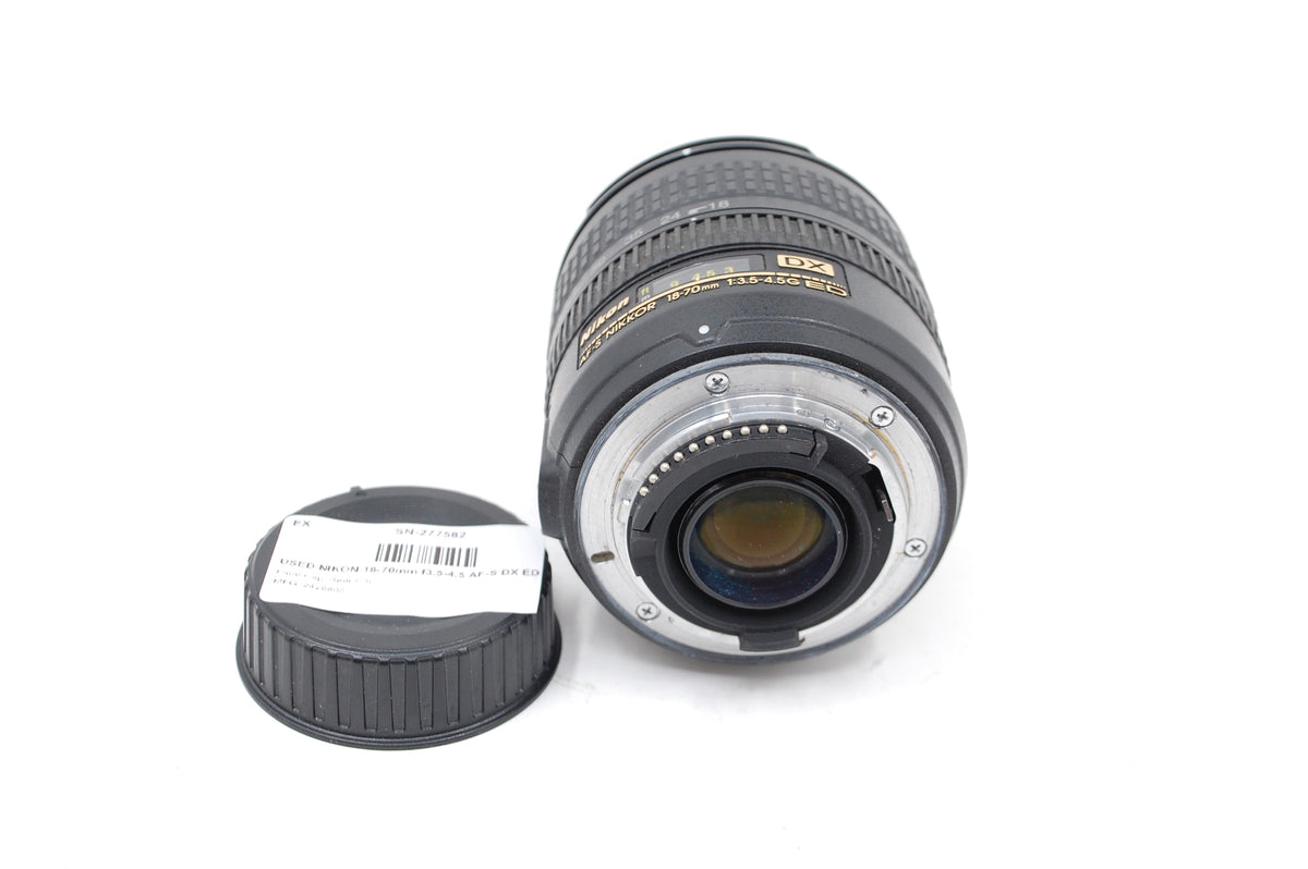 USED NIKON 18-70mm f3.5-4.5 AF-S DX ED