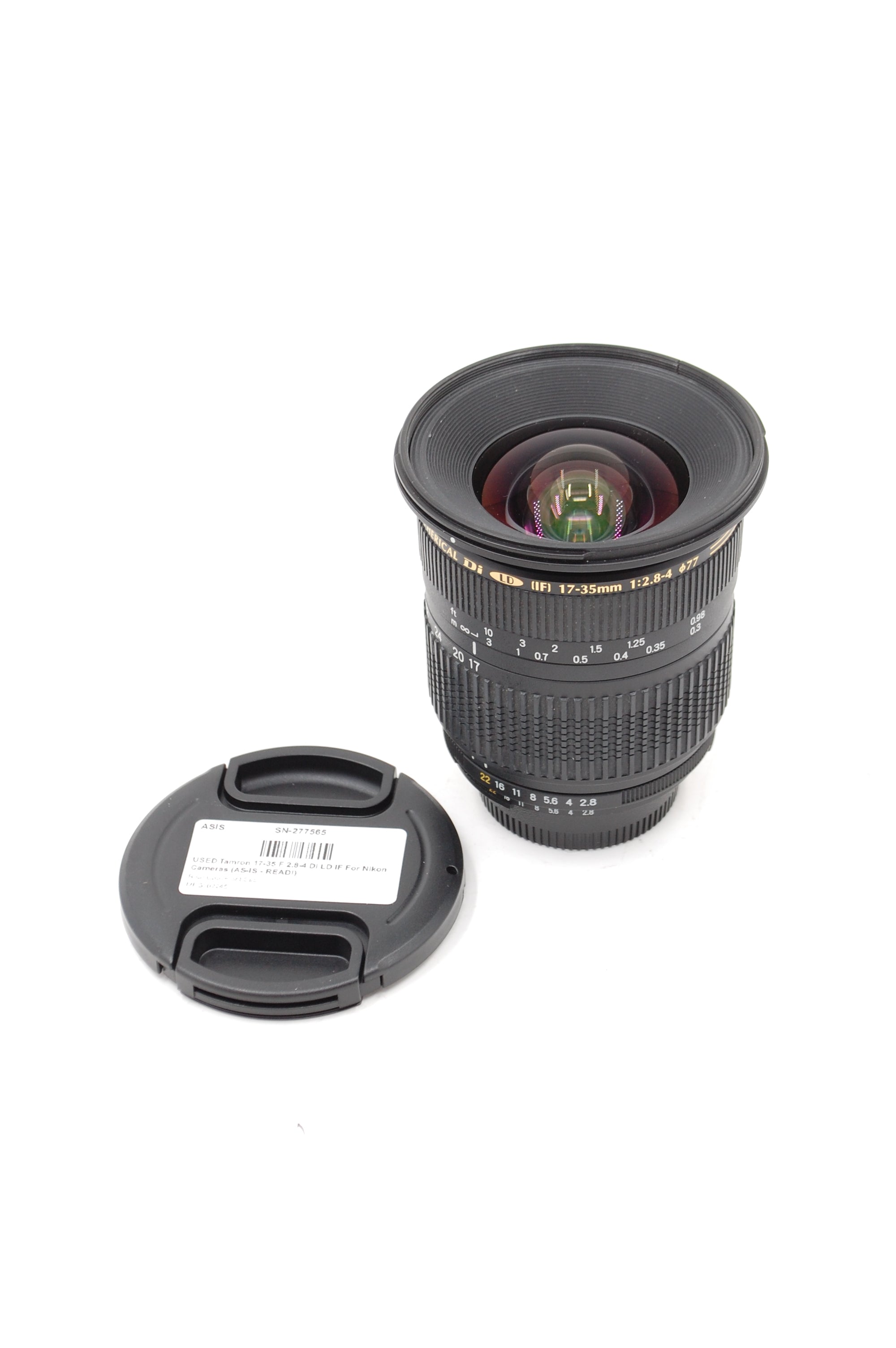 USED Tamron 17-35 F/2.8-4 Di LD IF For Nikon Cameras (AS-IS - READ!)