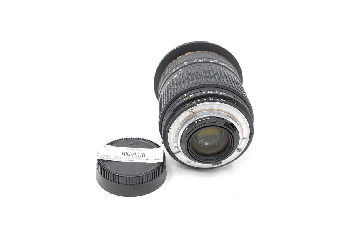 USED Tamron 17-35 F/2.8-4 Di LD IF For Nikon Cameras (AS-IS - READ!)