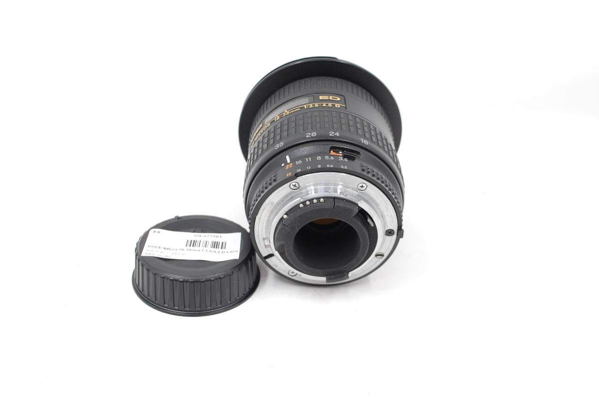 USED Nikon 18-35mm F3.5-4.5 D Lens