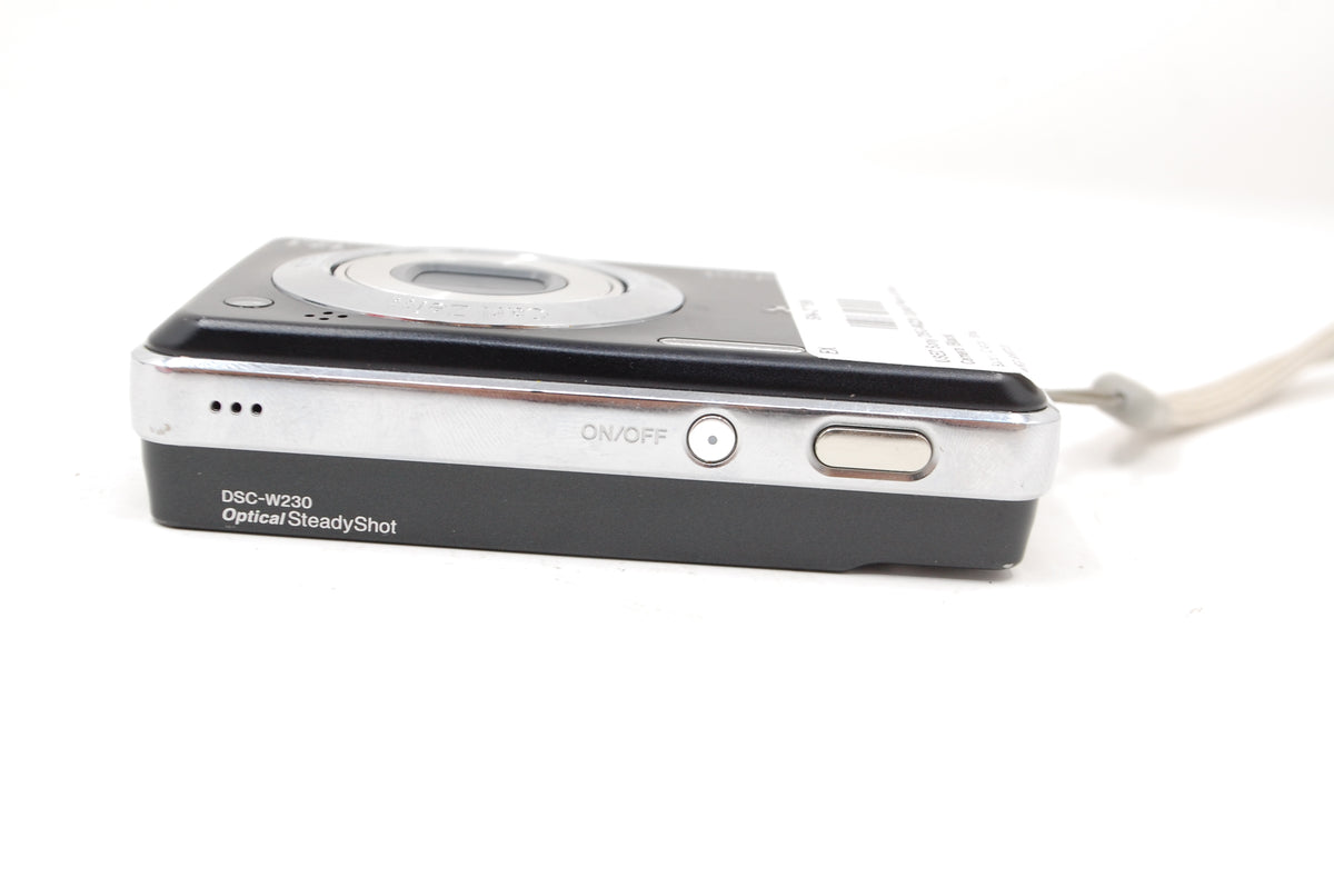 USED Sony DSC-W230 Digital Point & Shoot Camera (Black)