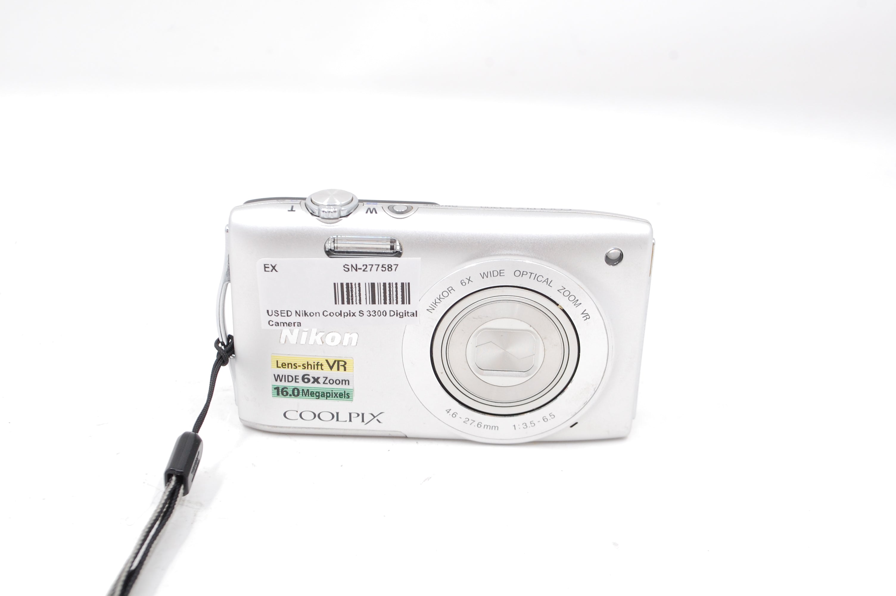 USED Nikon Coolpix S 3300 Digital Point & Shoot Camera
