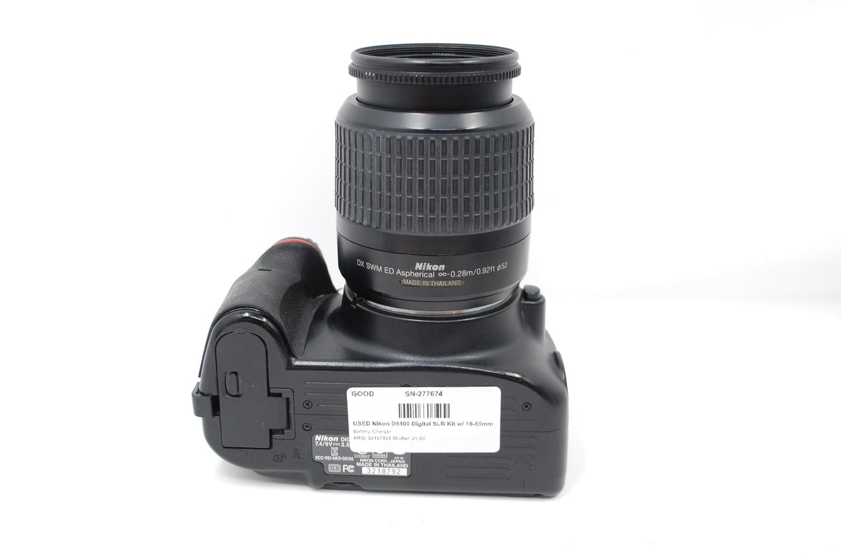 USED Nikon D5100 Digital SLR Kit w/ 18-55mm
