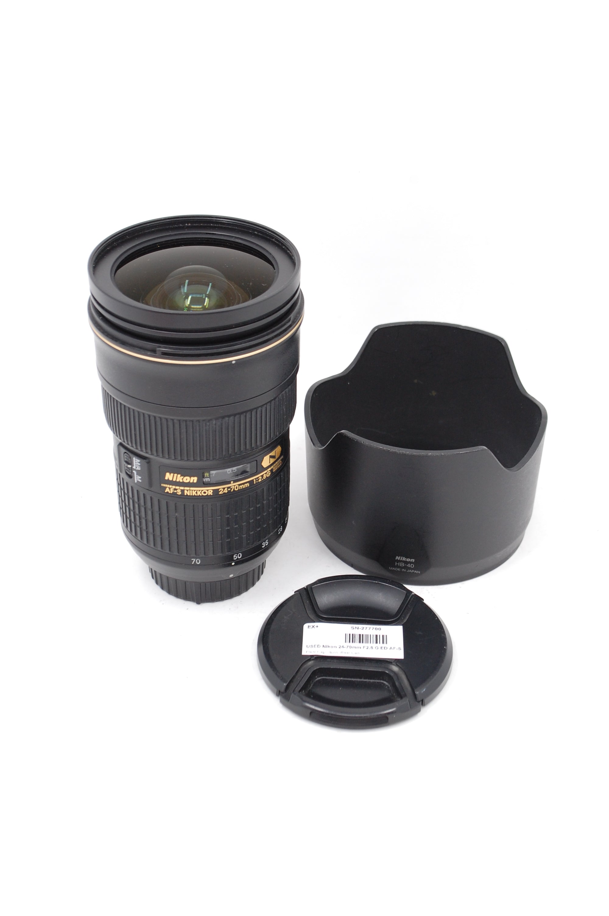 USED Nikon 24-70mm F2.8 G ED AF-S Lens