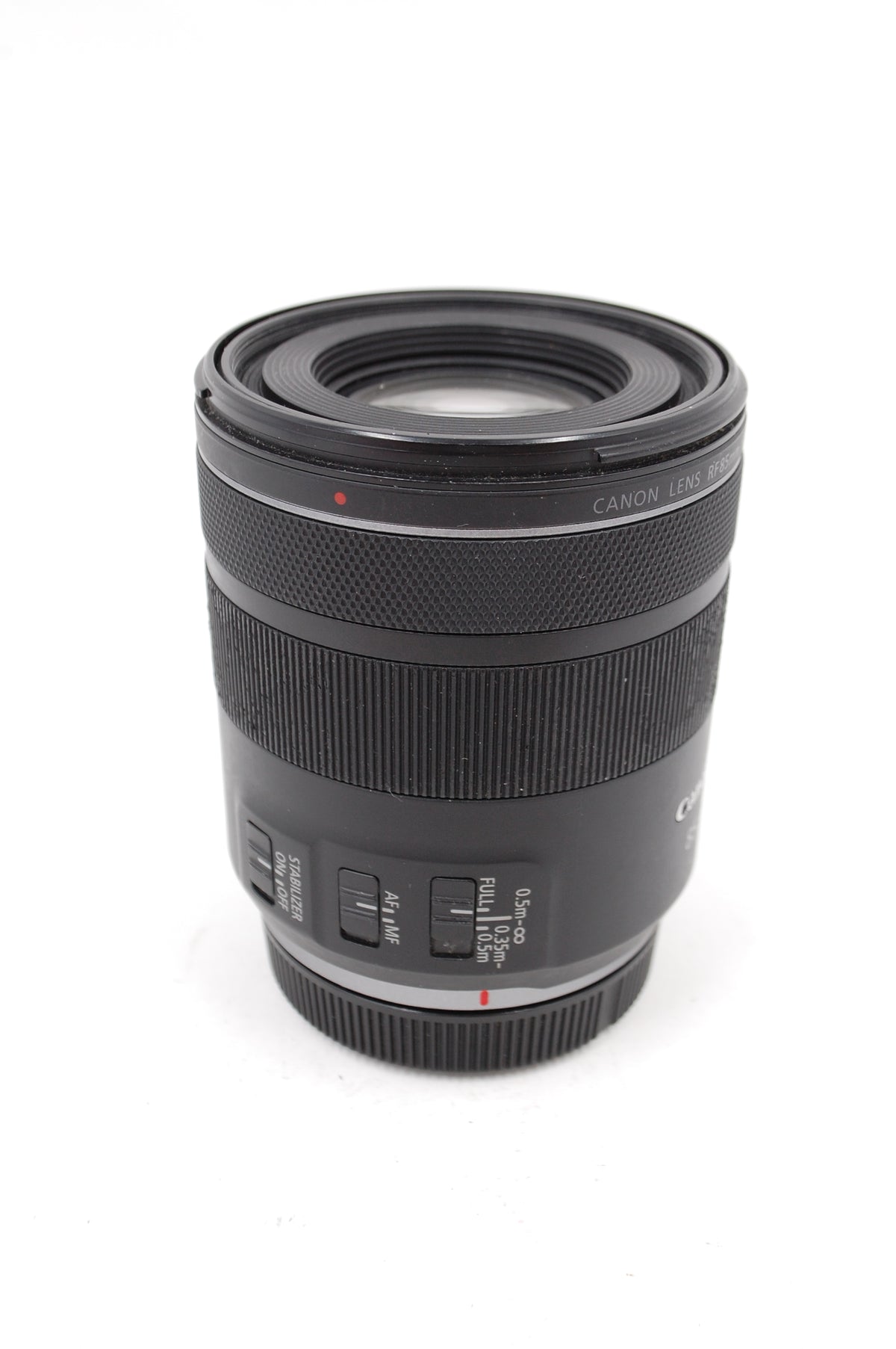 Used Canon RF 85mm F2 Macro IS STM Lens