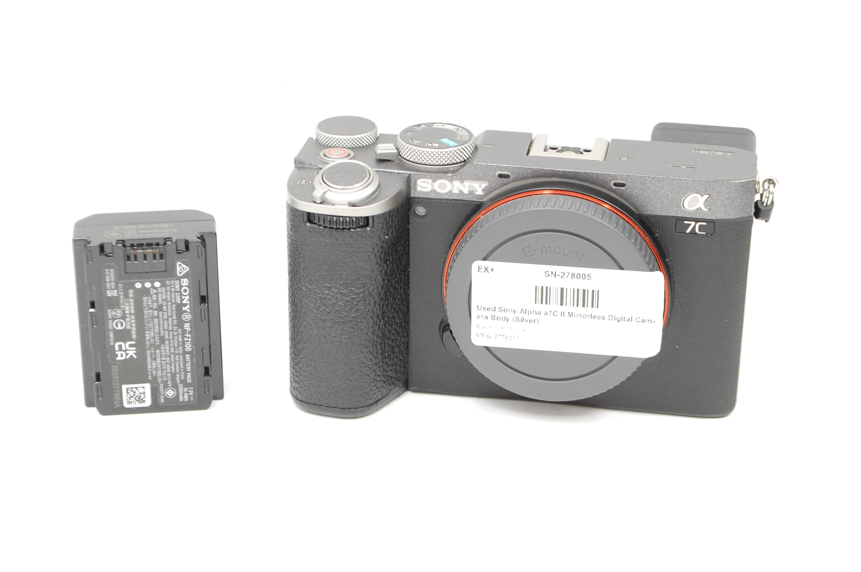 Used Sony Alpha a7C II Mirrorless Digital Camera Body (Silver)