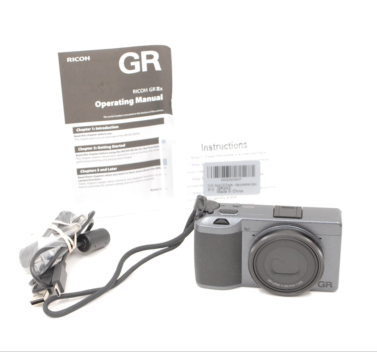 Used Ricoh GR IIIx Digital Camera