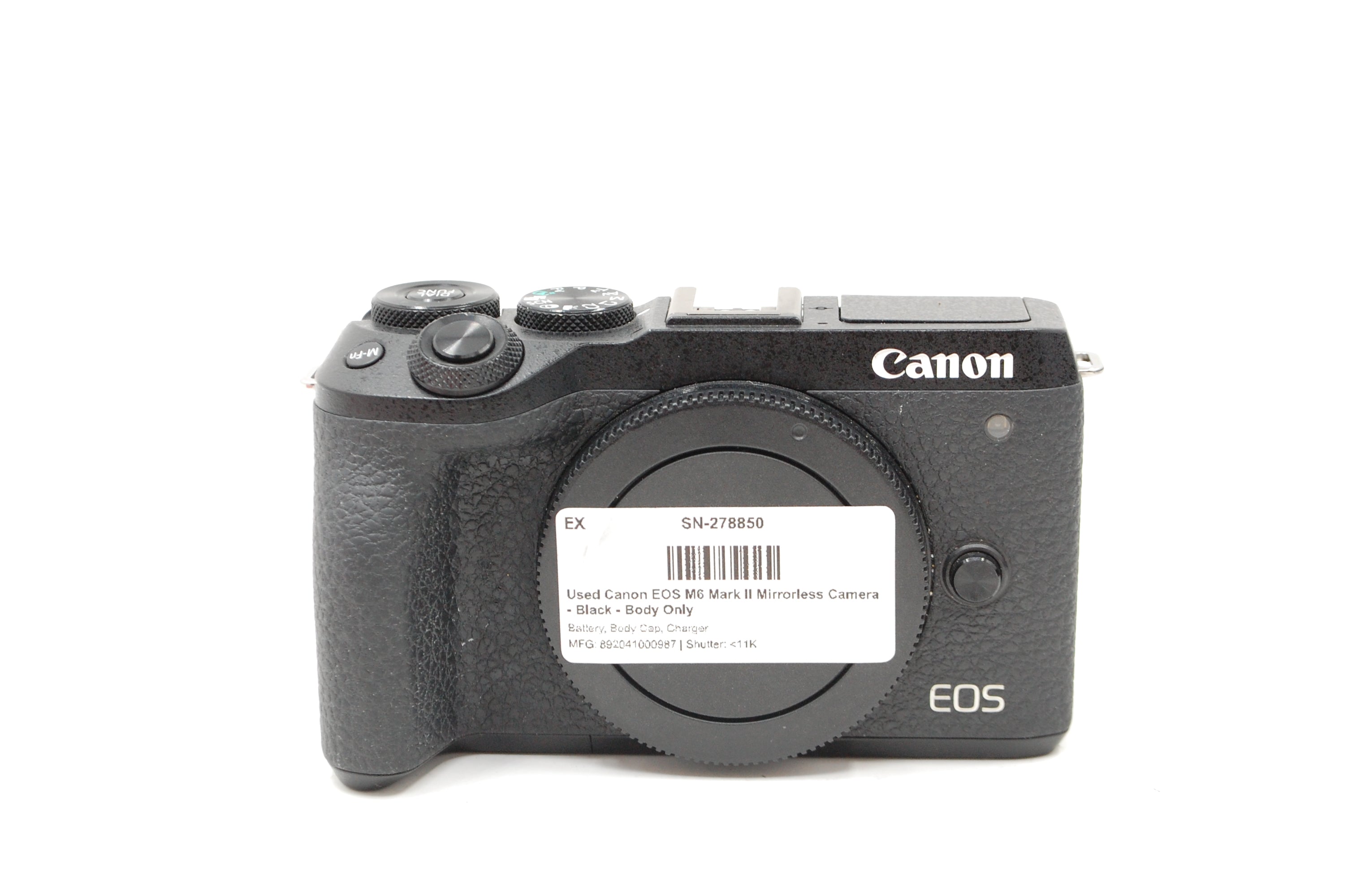Used Canon EOS M6 Mark II Mirrorless Camera - Black - Body Only