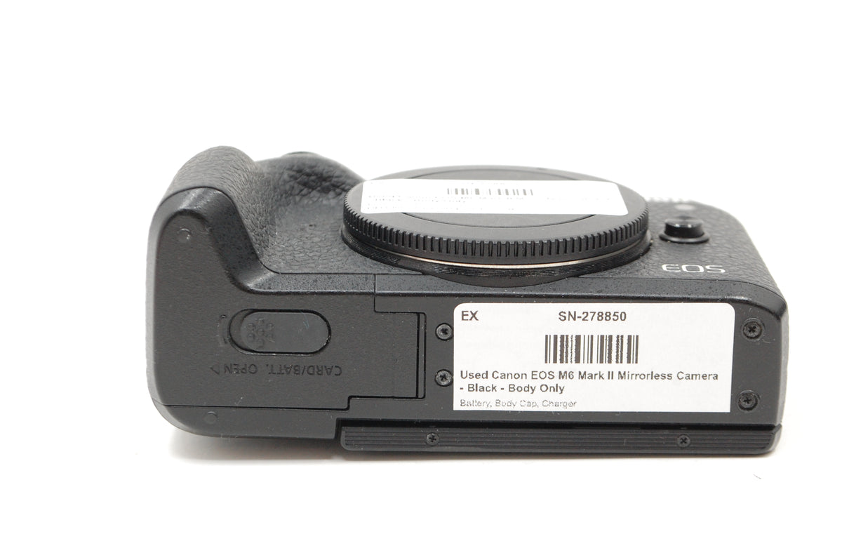 Used Canon EOS M6 Mark II Mirrorless Camera - Black - Body Only