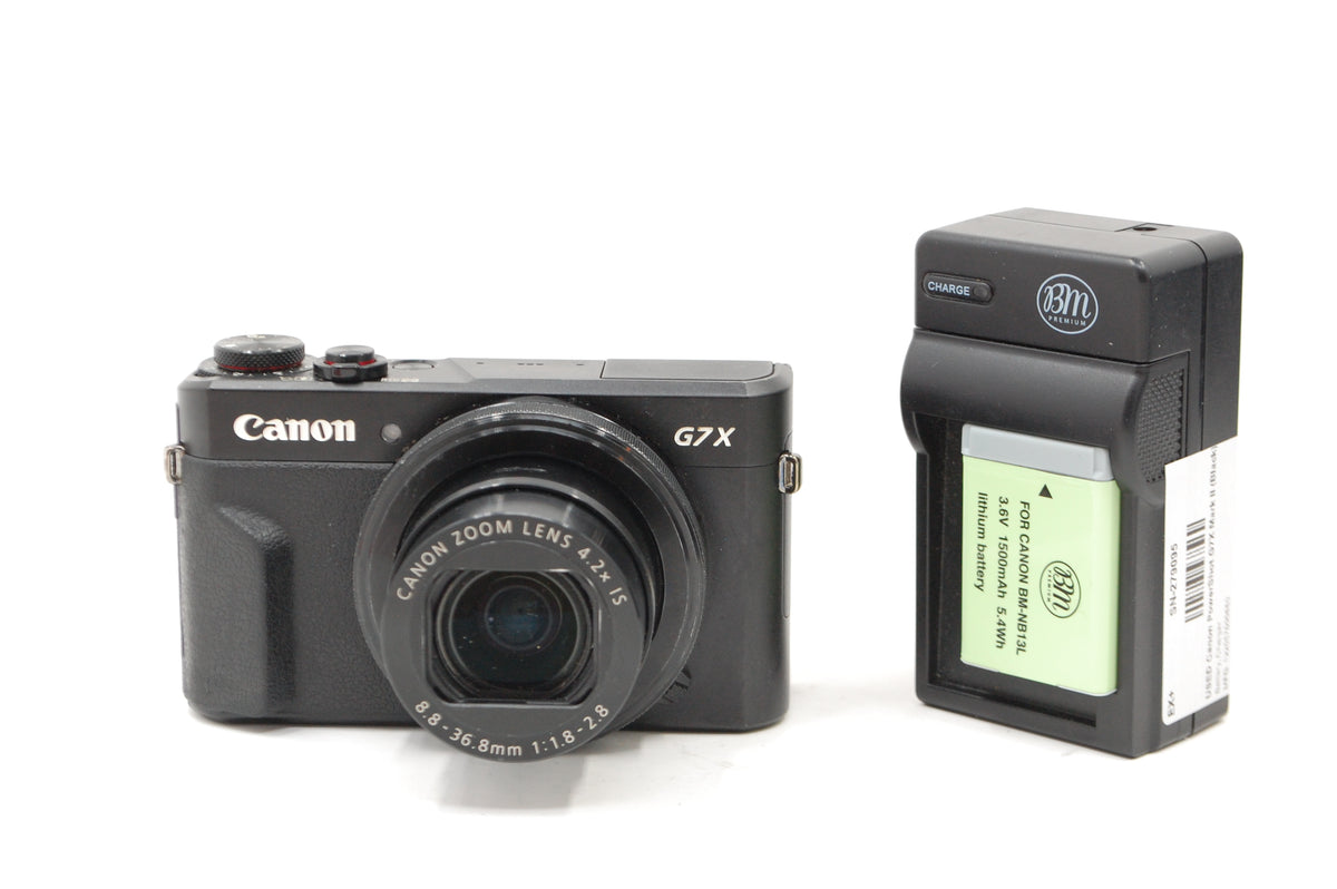 USED Canon PowerShot G7X Mark II (Black)