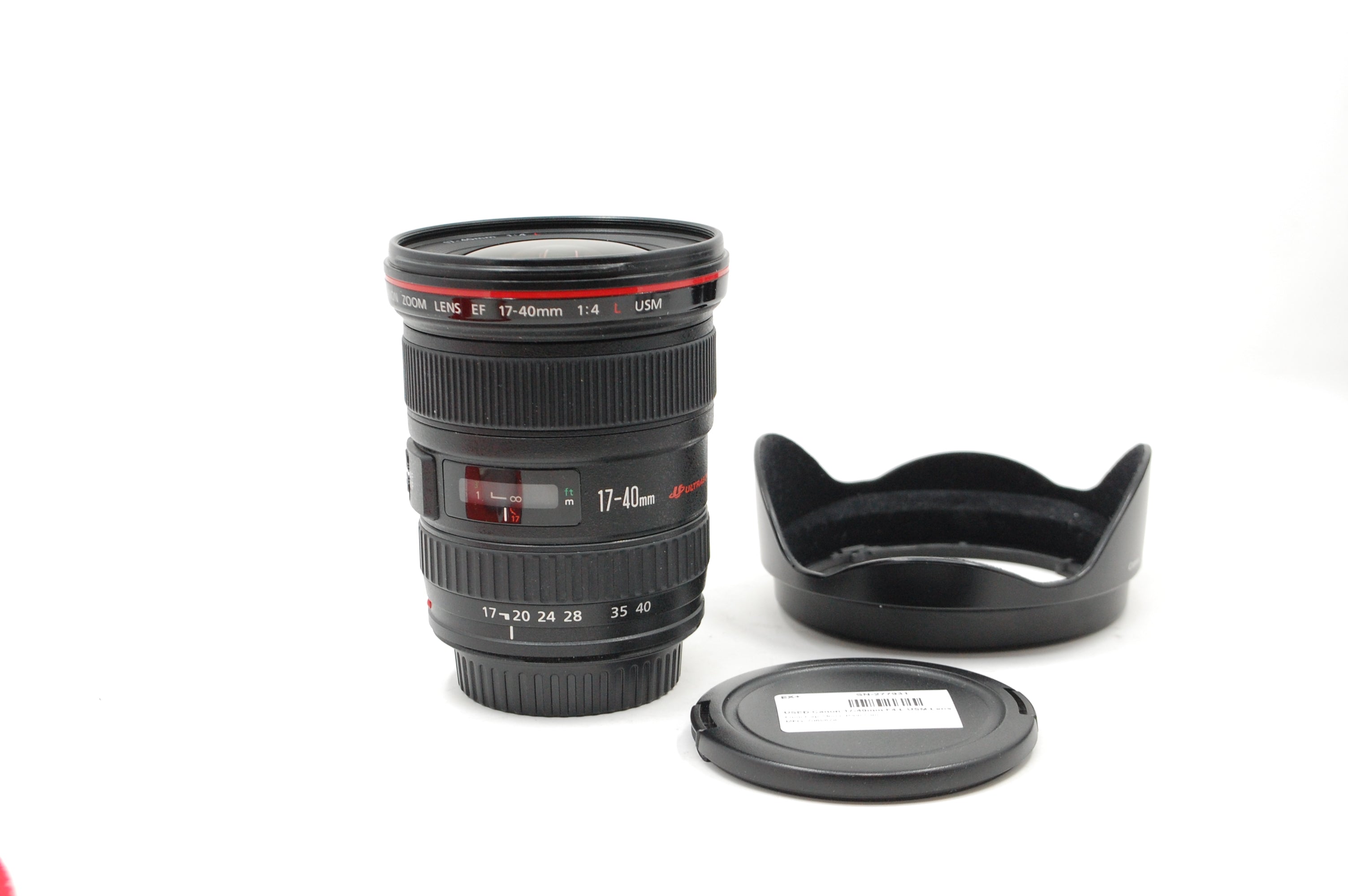 USED Canon 17-40mm F4 L USM Lens