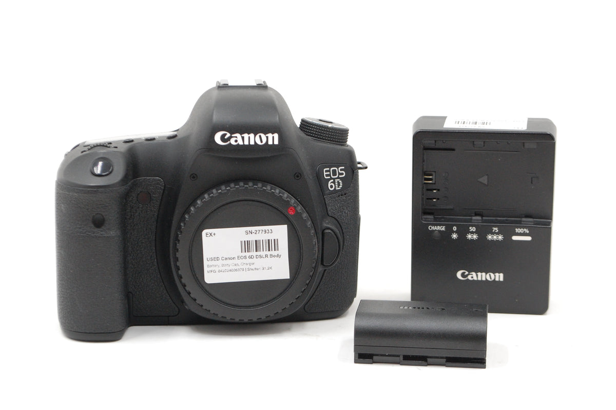 USED Canon EOS 6D DSLR Body