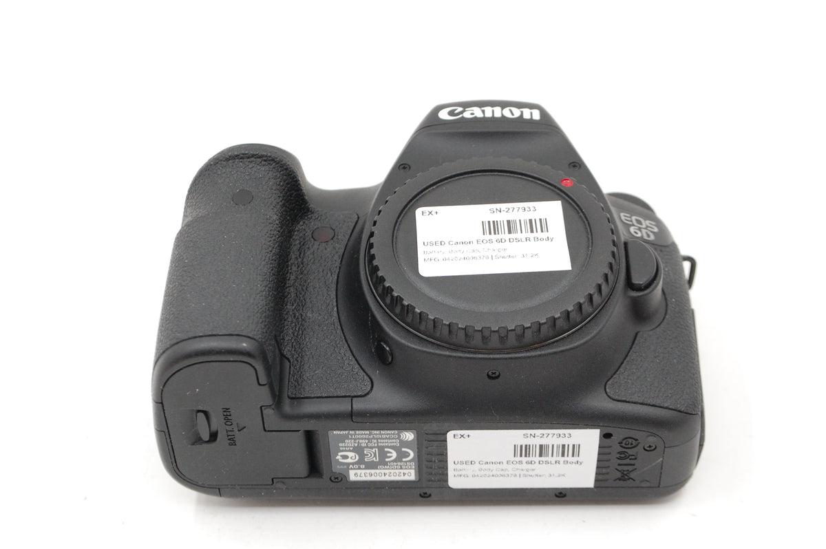 USED Canon EOS 6D DSLR Body